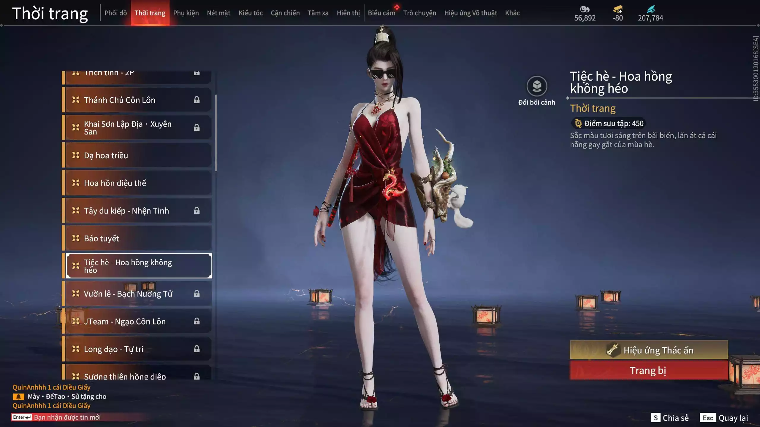 Ảnh Acc 497: *** ACC HOT-Thương Cờ Luận Võ ***8 Vũ khí đỏ: Gậy Như Ý, Song Long Chầu Nguyệt, Kiếm Thiếu Dương, Hoành Đao-Bỉ Nghệ, Pháo-Thiên Phạt, Đại Đao Lang Vương, Phượng Cầu Hoàng, Kinh Bách Lý 9 Trang phục đỏ: Tân Hôn Nhuộm Đỏ, Lăng Tiêu Vũ, Hoa Của Cát, Người Hóa Đạo, Cô Phù Thủy Nhỏ, Hóa Thân Minh Vương, Thiện Nữ Anh Vân, Hàn Lan, Dạ Mị