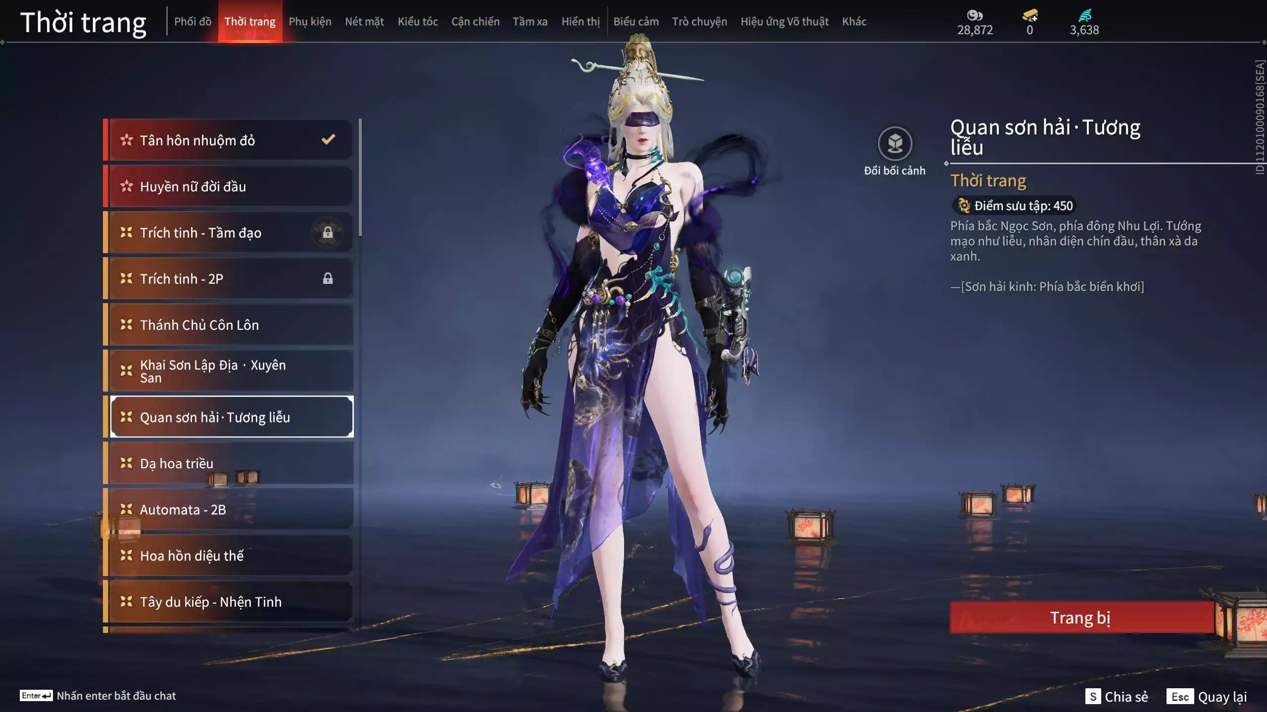 Ảnh ACC VIP MS: 010725 1 Trích Tinh: Cung-Hoa Sương Tiễn ( 1 Sao Vàng, 2 Sao Đỏ), 16 Vũ khí đỏ, 12 Trang Phục đỏ, 10 Thời Trang Bikini, 9 Phụ Kiện Hóa Hình, Nhiều Thời Trang Limited