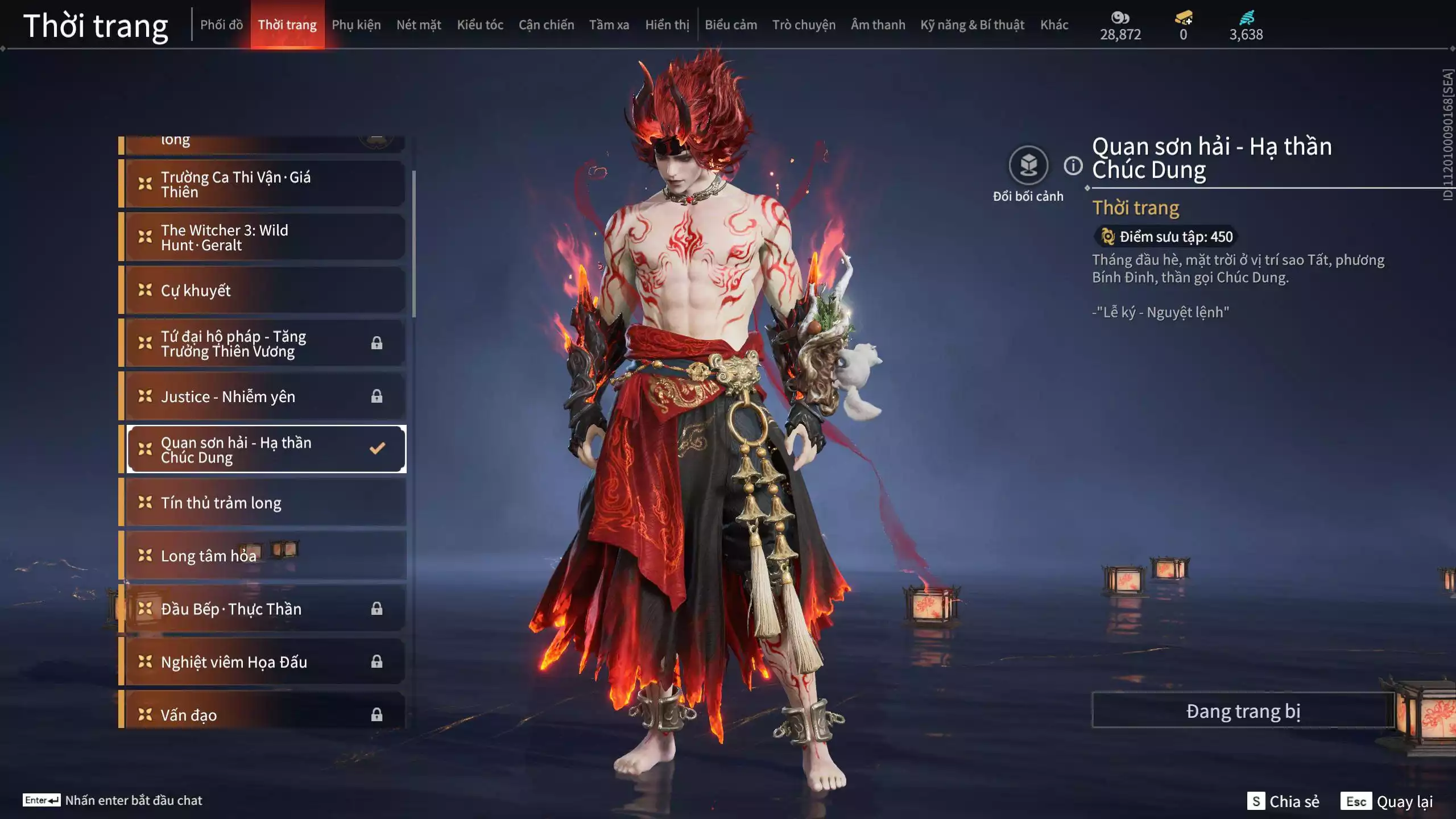 Ảnh ACC VIP MS: 010725 1 Trích Tinh: Cung-Hoa Sương Tiễn ( 1 Sao Vàng, 2 Sao Đỏ), 16 Vũ khí đỏ, 12 Trang Phục đỏ, 10 Thời Trang Bikini, 9 Phụ Kiện Hóa Hình, Nhiều Thời Trang Limited