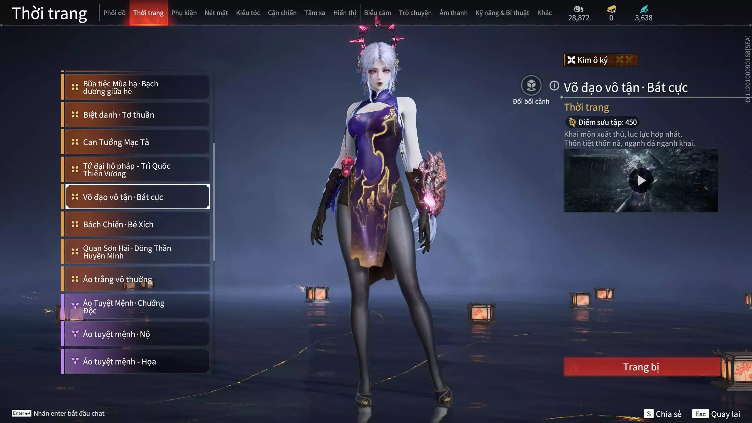 Ảnh ACC VIP MS: 010725 1 Trích Tinh: Cung-Hoa Sương Tiễn ( 1 Sao Vàng, 2 Sao Đỏ), 16 Vũ khí đỏ, 12 Trang Phục đỏ, 10 Thời Trang Bikini, 9 Phụ Kiện Hóa Hình, Nhiều Thời Trang Limited