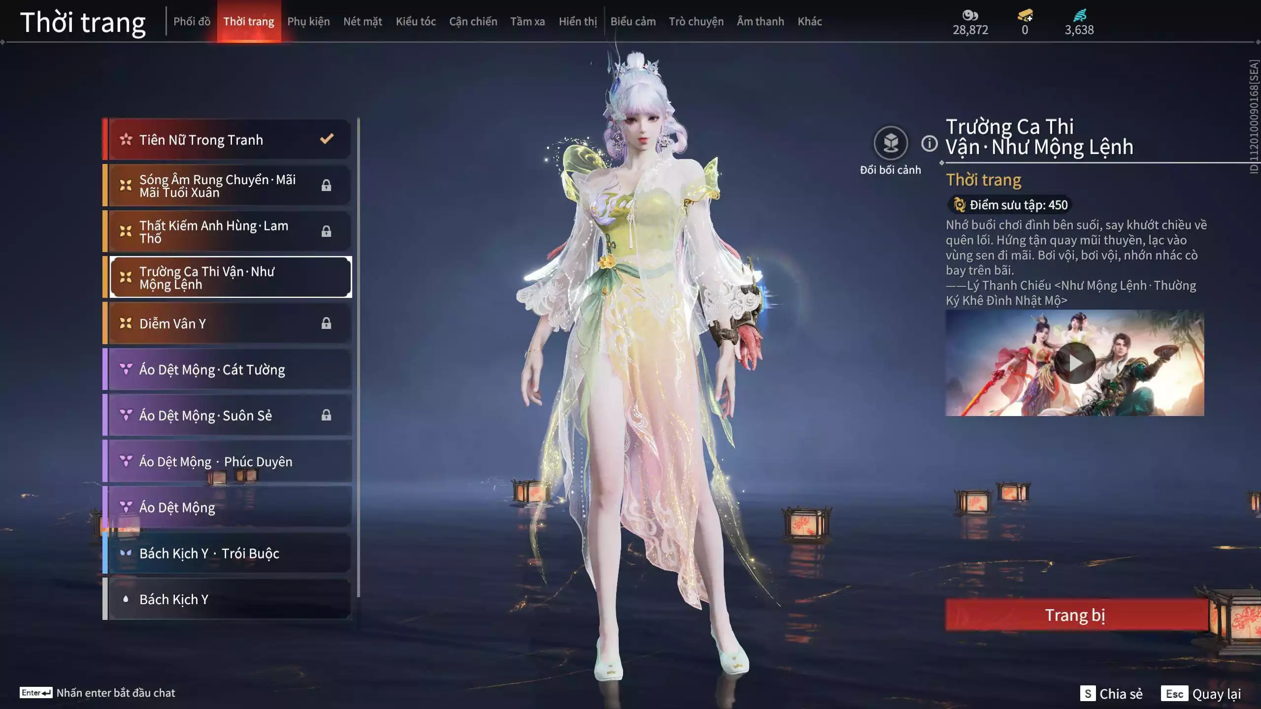 Ảnh ACC VIP MS: 010725 1 Trích Tinh: Cung-Hoa Sương Tiễn ( 1 Sao Vàng, 2 Sao Đỏ), 16 Vũ khí đỏ, 12 Trang Phục đỏ, 10 Thời Trang Bikini, 9 Phụ Kiện Hóa Hình, Nhiều Thời Trang Limited
