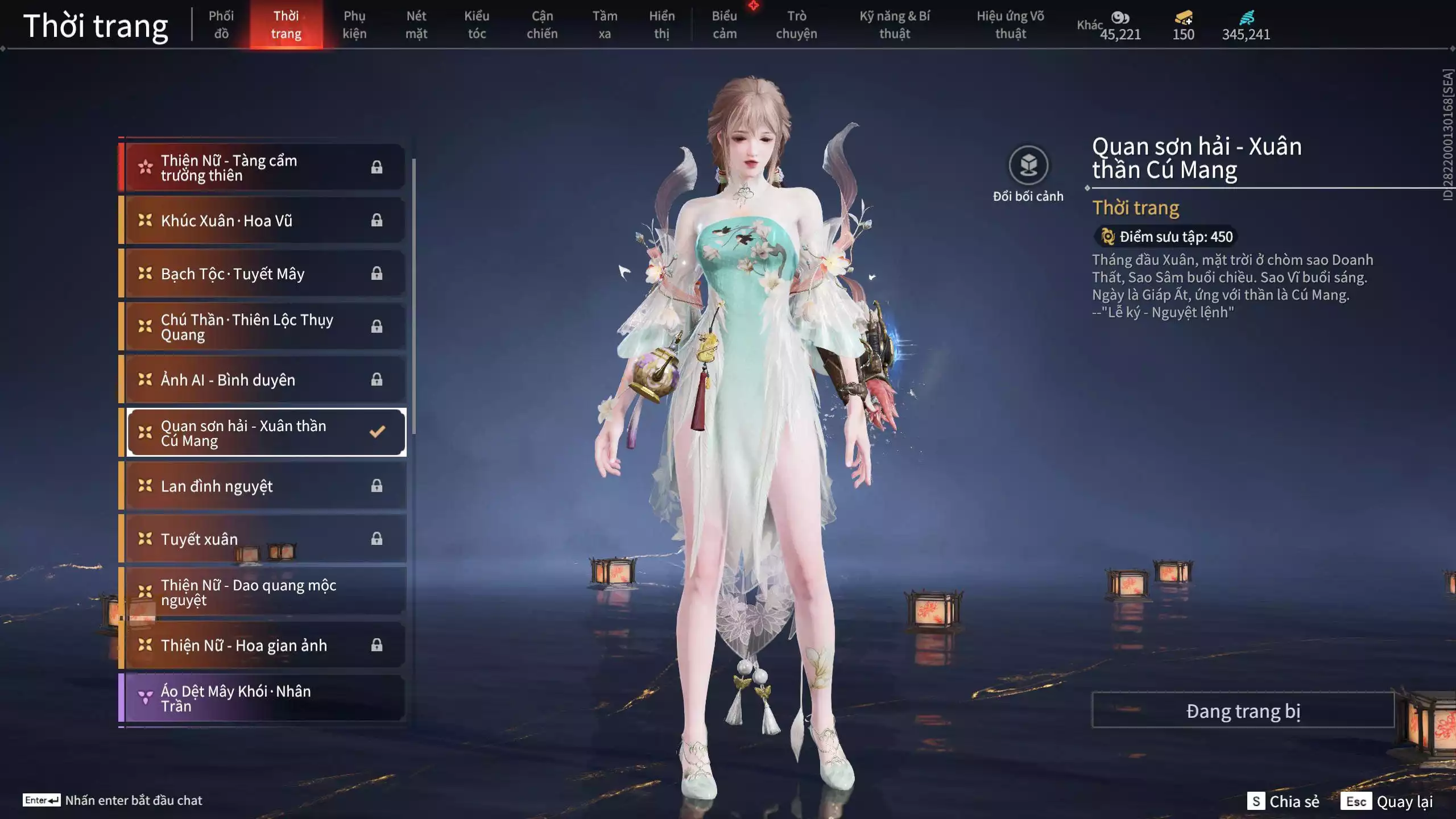 Ảnh Acc 633: 4 Vũ khí đỏ: Gậy Như Ý, Thiên Quỳnh, Kiếm Thiếu Dương, Song Long Chầu Nguyệt, 4 Trang Phục đỏ: Hỏa Ngục Đế Giáp, Lưu Kim Hiểu Cẩm, Giám Binh Hung Thần, Hoa Của Cát