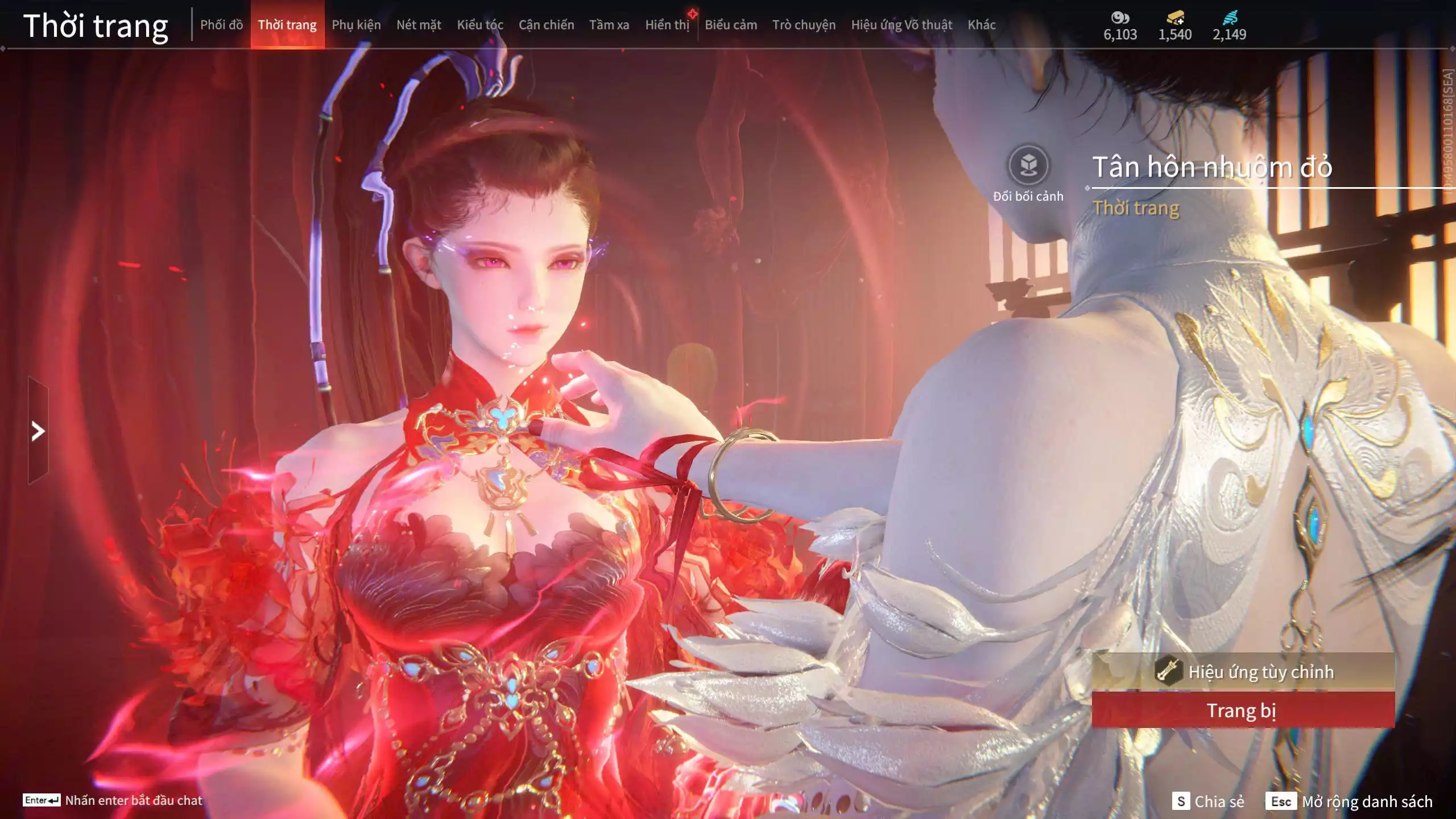 Ảnh Acc 637: *** Dư 1m Steam + 1k5 vàng ***5 Vũ khí đỏ: Gậy Như Ý, Thiên Quỳnh, Tinh Đế, Kích Phi Tướng, Ngược Đêm Rạng, 4 Trang phục đỏ: Tân Hôn Nhuộm Đỏ, Cô Phù Thủy Nhỏ, Hóa Thân Minh Vương, Điệp Mộng