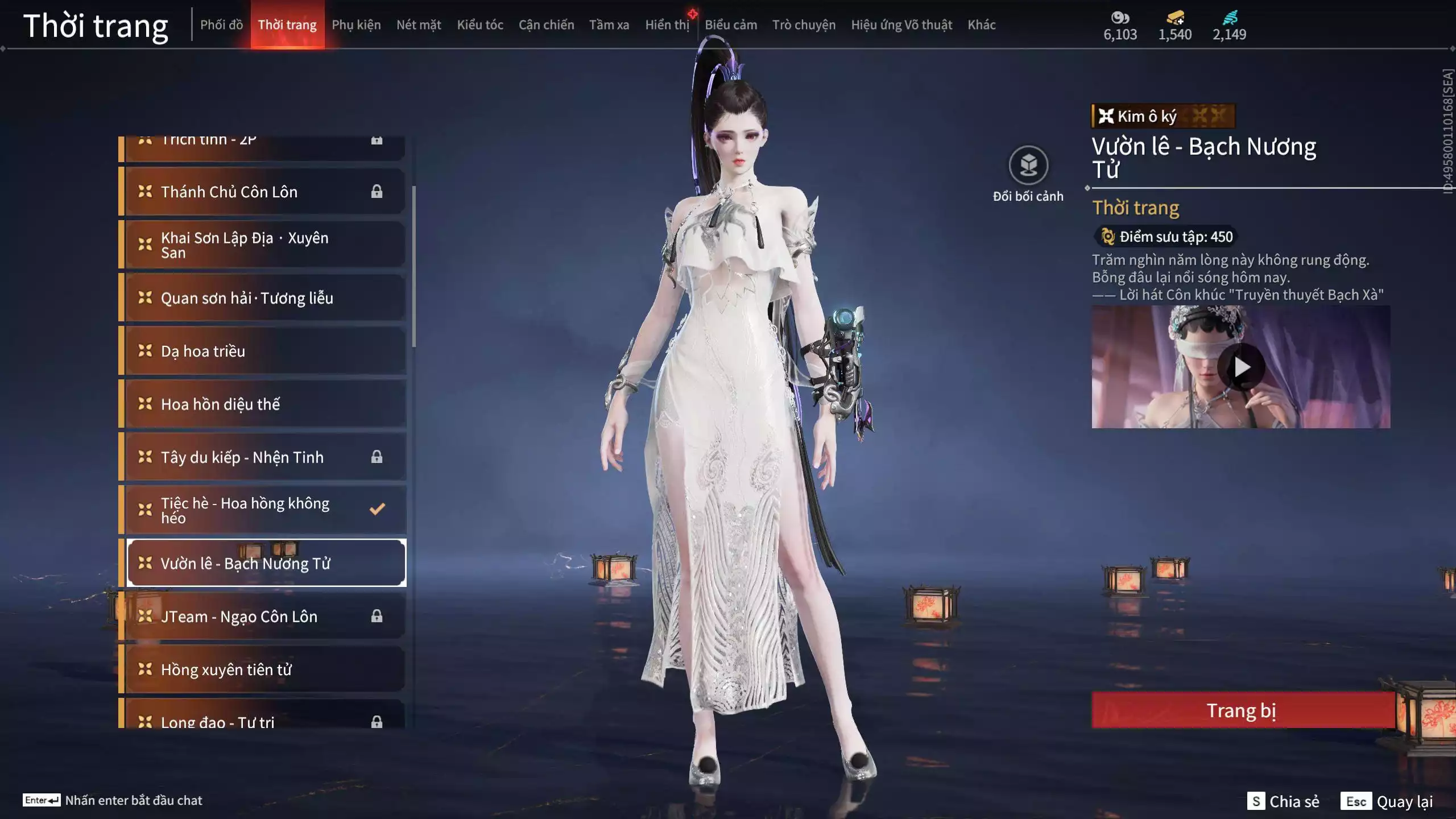 Ảnh Acc 637: *** Dư 1m Steam + 1k5 vàng ***5 Vũ khí đỏ: Gậy Như Ý, Thiên Quỳnh, Tinh Đế, Kích Phi Tướng, Ngược Đêm Rạng, 4 Trang phục đỏ: Tân Hôn Nhuộm Đỏ, Cô Phù Thủy Nhỏ, Hóa Thân Minh Vương, Điệp Mộng
