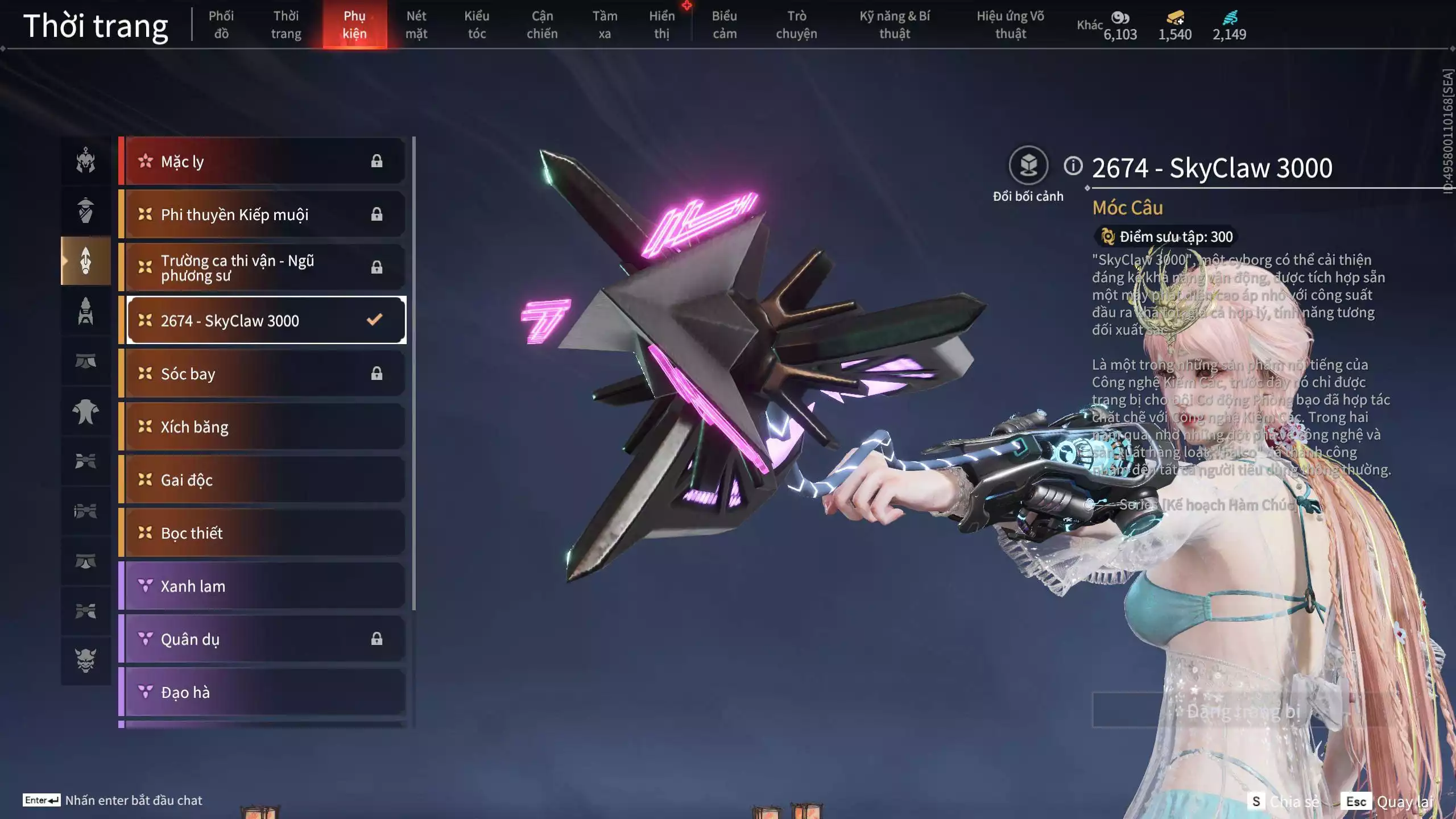 Ảnh Acc 637: *** Dư 1m Steam + 1k5 vàng ***5 Vũ khí đỏ: Gậy Như Ý, Thiên Quỳnh, Tinh Đế, Kích Phi Tướng, Ngược Đêm Rạng, 4 Trang phục đỏ: Tân Hôn Nhuộm Đỏ, Cô Phù Thủy Nhỏ, Hóa Thân Minh Vương, Điệp Mộng