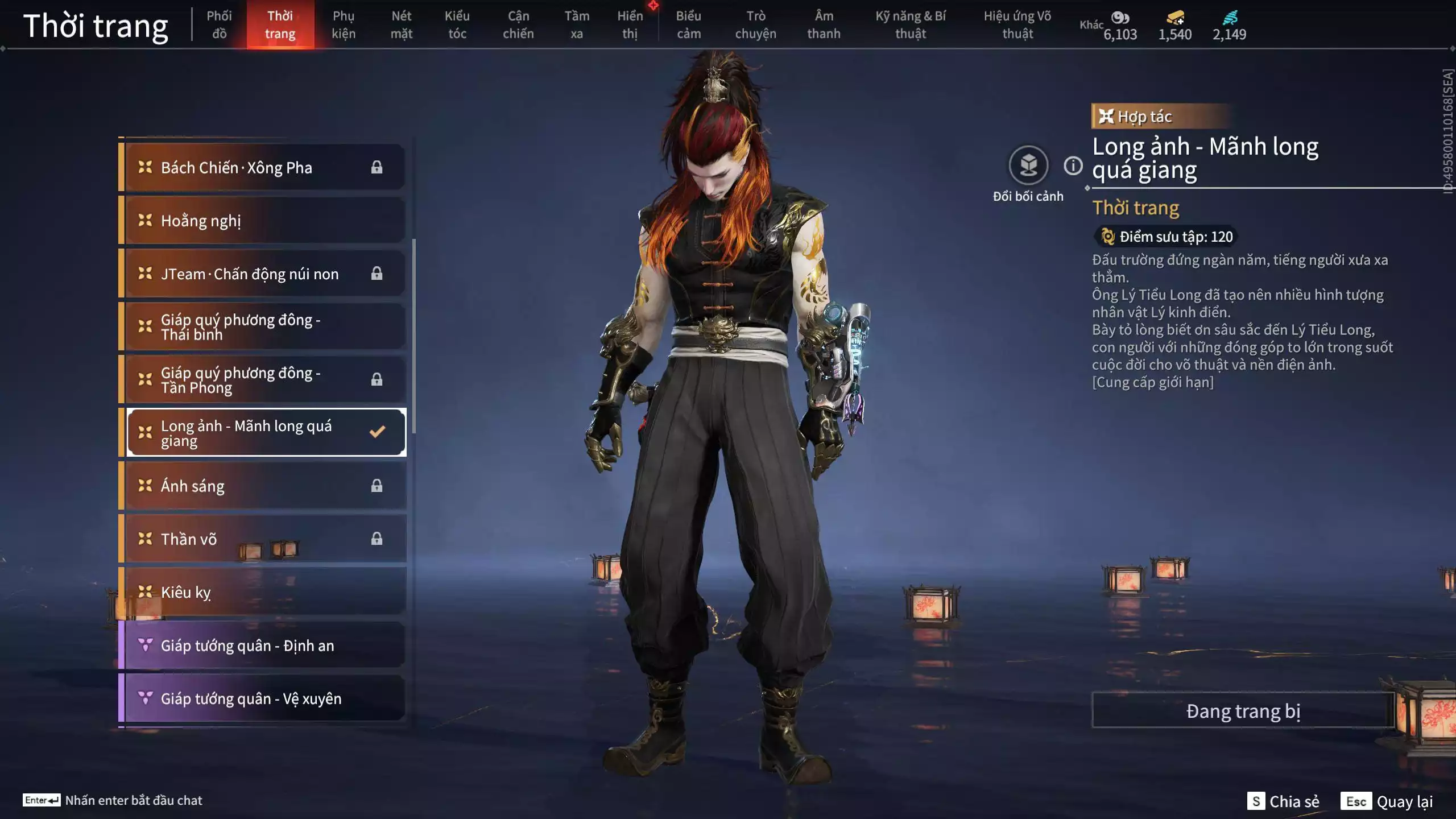 Ảnh Acc 637: *** Dư 1m Steam + 1k5 vàng ***5 Vũ khí đỏ: Gậy Như Ý, Thiên Quỳnh, Tinh Đế, Kích Phi Tướng, Ngược Đêm Rạng, 4 Trang phục đỏ: Tân Hôn Nhuộm Đỏ, Cô Phù Thủy Nhỏ, Hóa Thân Minh Vương, Điệp Mộng