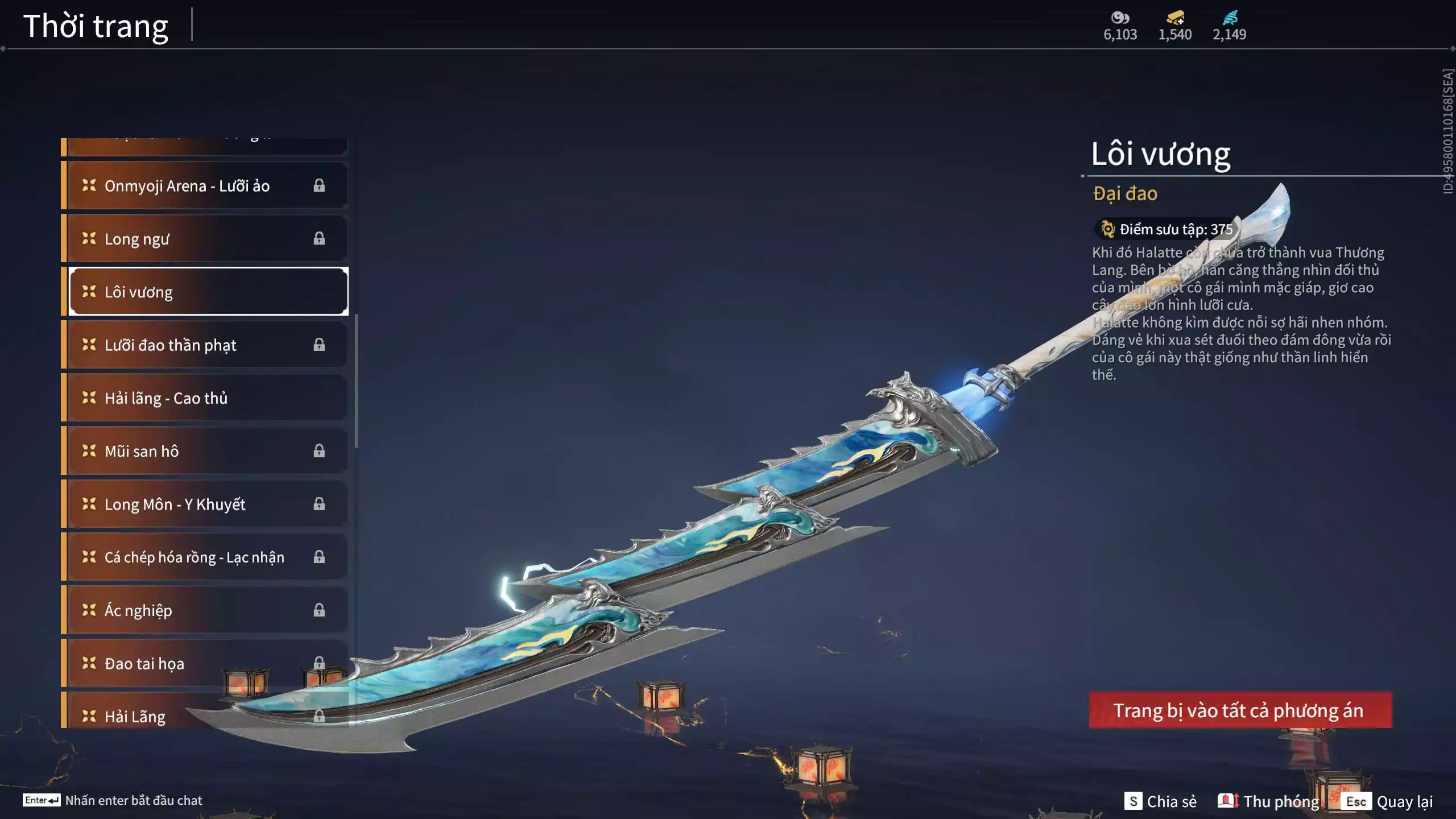 Ảnh Acc 637: *** Dư 1m Steam + 1k5 vàng ***5 Vũ khí đỏ: Gậy Như Ý, Thiên Quỳnh, Tinh Đế, Kích Phi Tướng, Ngược Đêm Rạng, 4 Trang phục đỏ: Tân Hôn Nhuộm Đỏ, Cô Phù Thủy Nhỏ, Hóa Thân Minh Vương, Điệp Mộng