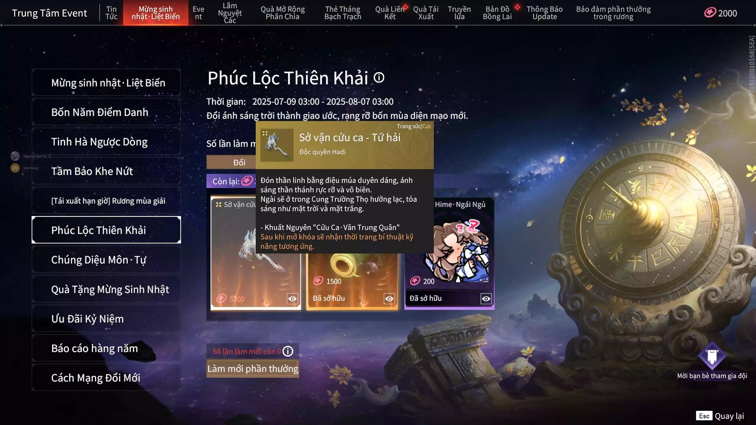 Ảnh Acc 639: Kinh Bách Lý, Kích Phi Tướng, Tinh Đế, Kiếm Thiếu Dương, Pháo Thiên Phạt, Lưu Kim Hiểu Cẩm, Thủ Mặc Kỳ, Tiên Nữ Trong Tranh