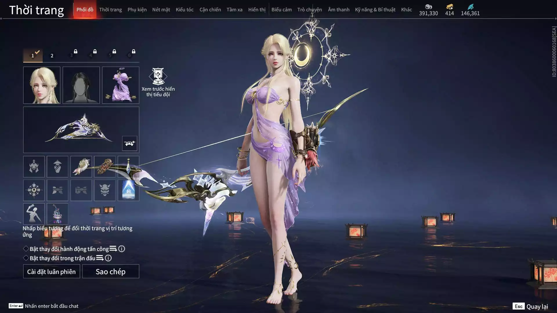Ảnh Acc 13 đỏ, 6 Vũ Khí Đỏ, 6 Trang phục đỏ, 1 bikini, nhiều đồ vàng, đã mua battle pass, dư 500K Steam.