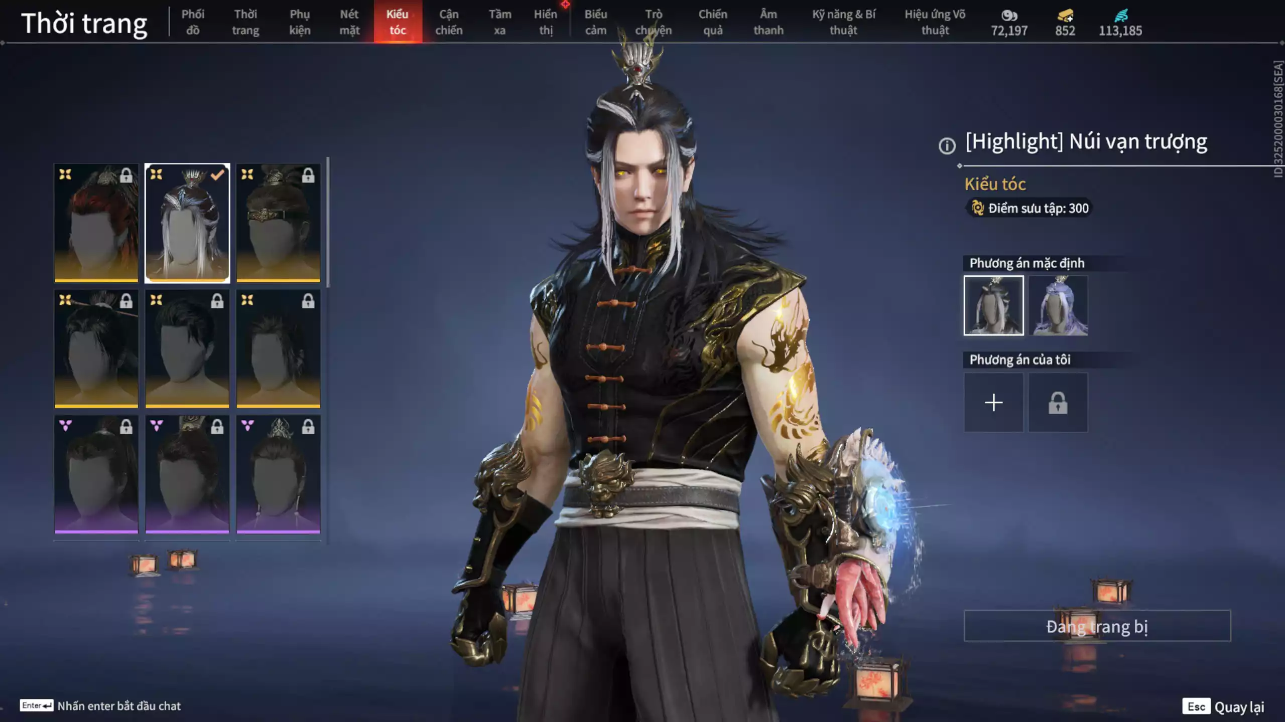 Ảnh Acc 566: 4 Vũ khí đỏ: Tinh Đế, Song Long Chầu Nguyệt, Kích Phi Tướng, Long Tước, 2 Trang phục đỏ: Hóa Thân Minh Vương, Báu Vật Biển