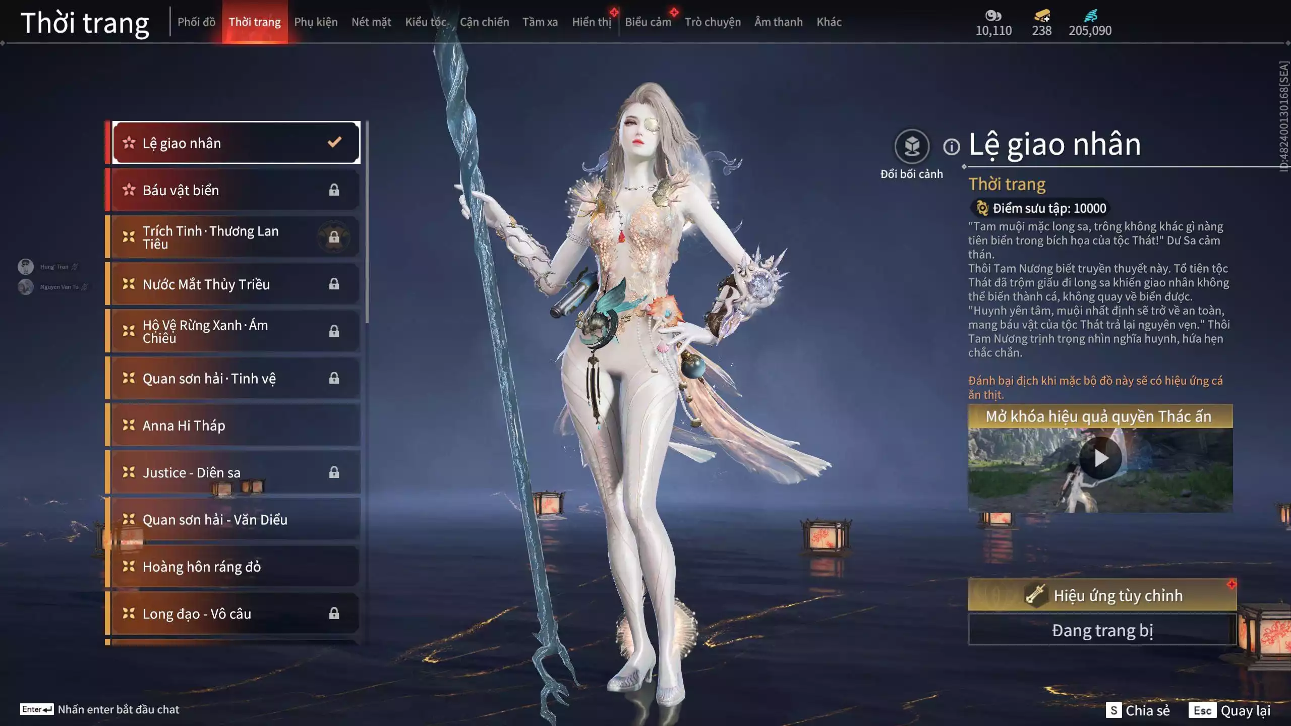 Ảnh Acc 648: Steam có *** Black Myth: Wukong ***, 8 Vũ khí đỏ, 4 Trang phục đỏ