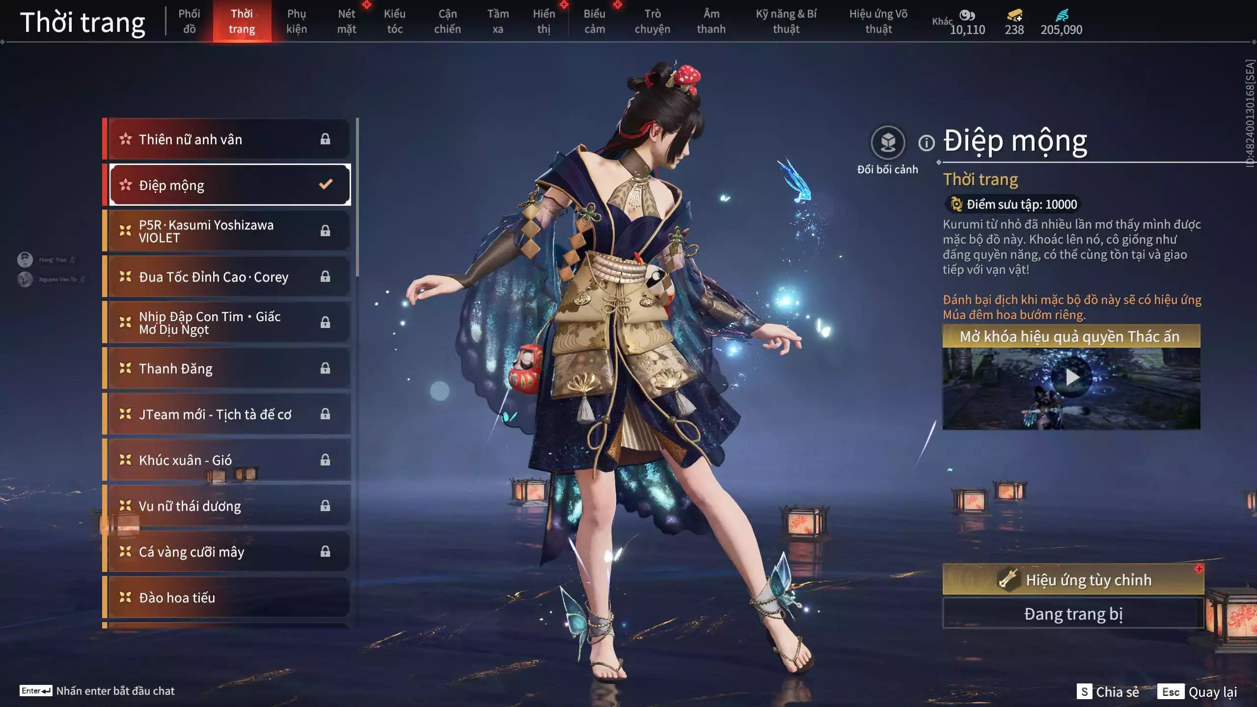 Ảnh Acc 648: Steam có *** Black Myth: Wukong ***, 8 Vũ khí đỏ, 4 Trang phục đỏ