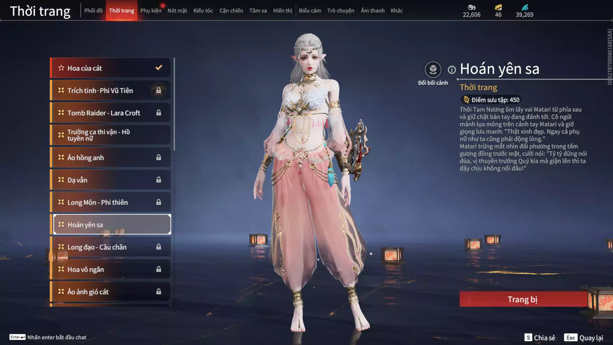 Ảnh Acc 589: 3 Vũ khí đỏ: Thái Đao Linh Hồ, Pháo Thiên Phạt, Long Tước, 3 Trang phục đỏ: Chấp Minh Thần Quân, Hóa Thân Minh Vương, Hoa Của Cát