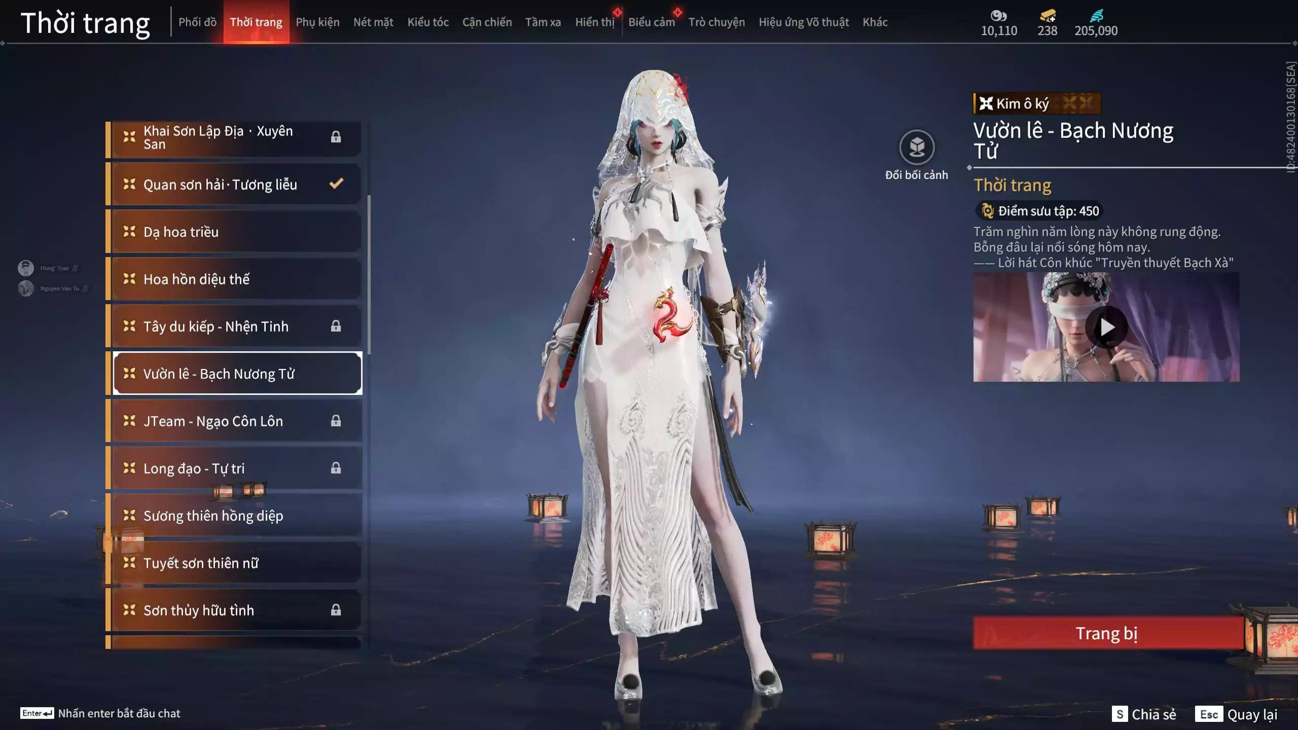 Ảnh Acc 648: Steam có *** Black Myth: Wukong ***, 8 Vũ khí đỏ, 4 Trang phục đỏ