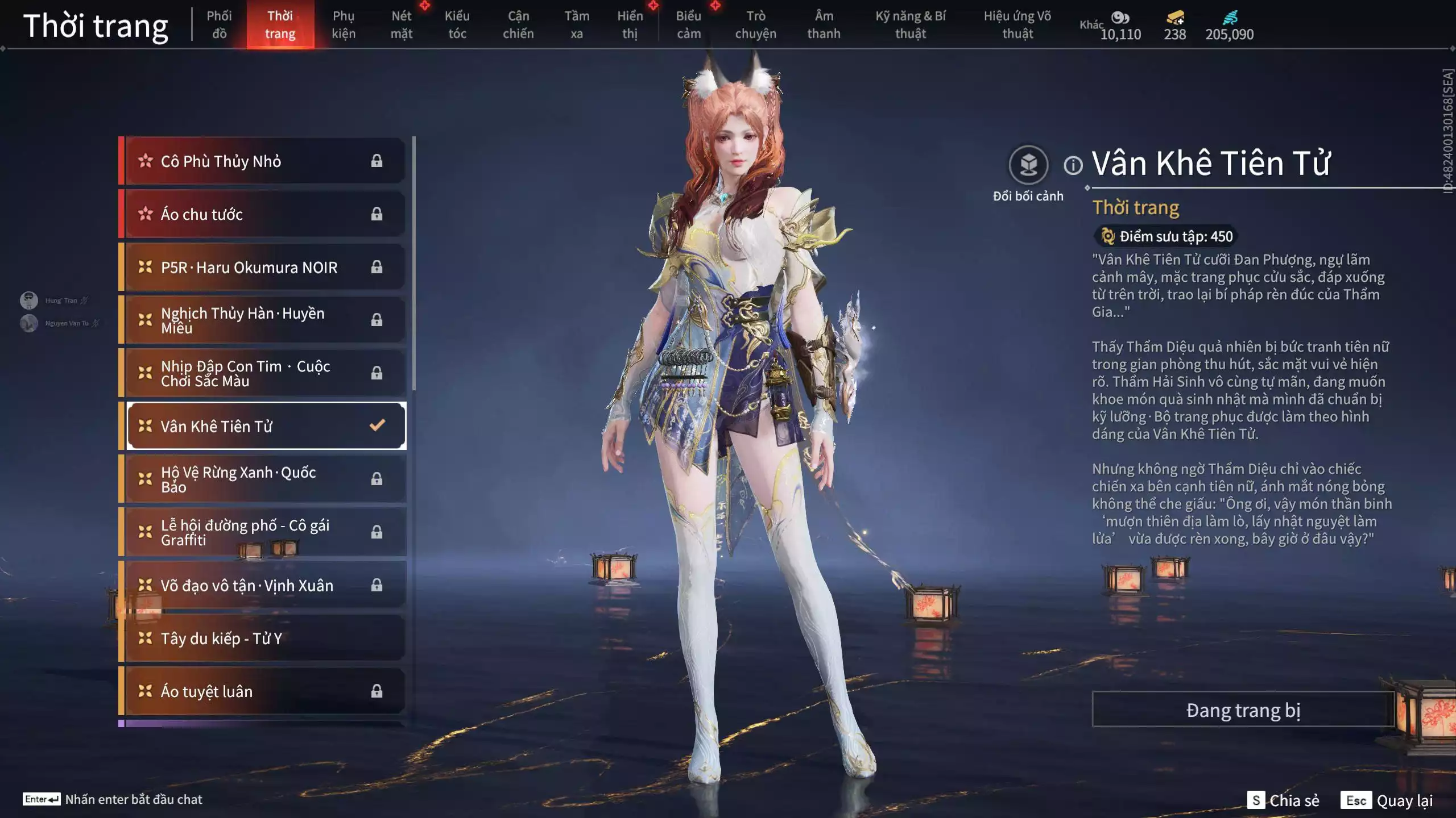 Ảnh Acc 648: Steam có *** Black Myth: Wukong ***, 8 Vũ khí đỏ, 4 Trang phục đỏ