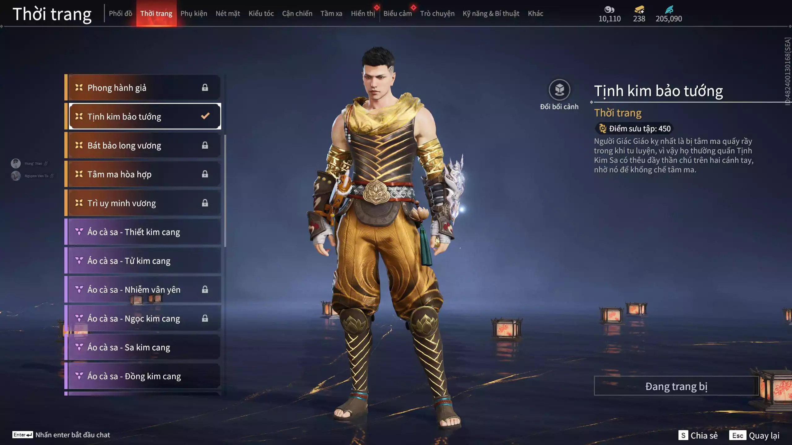 Ảnh Acc 648: Steam có *** Black Myth: Wukong ***, 8 Vũ khí đỏ, 4 Trang phục đỏ