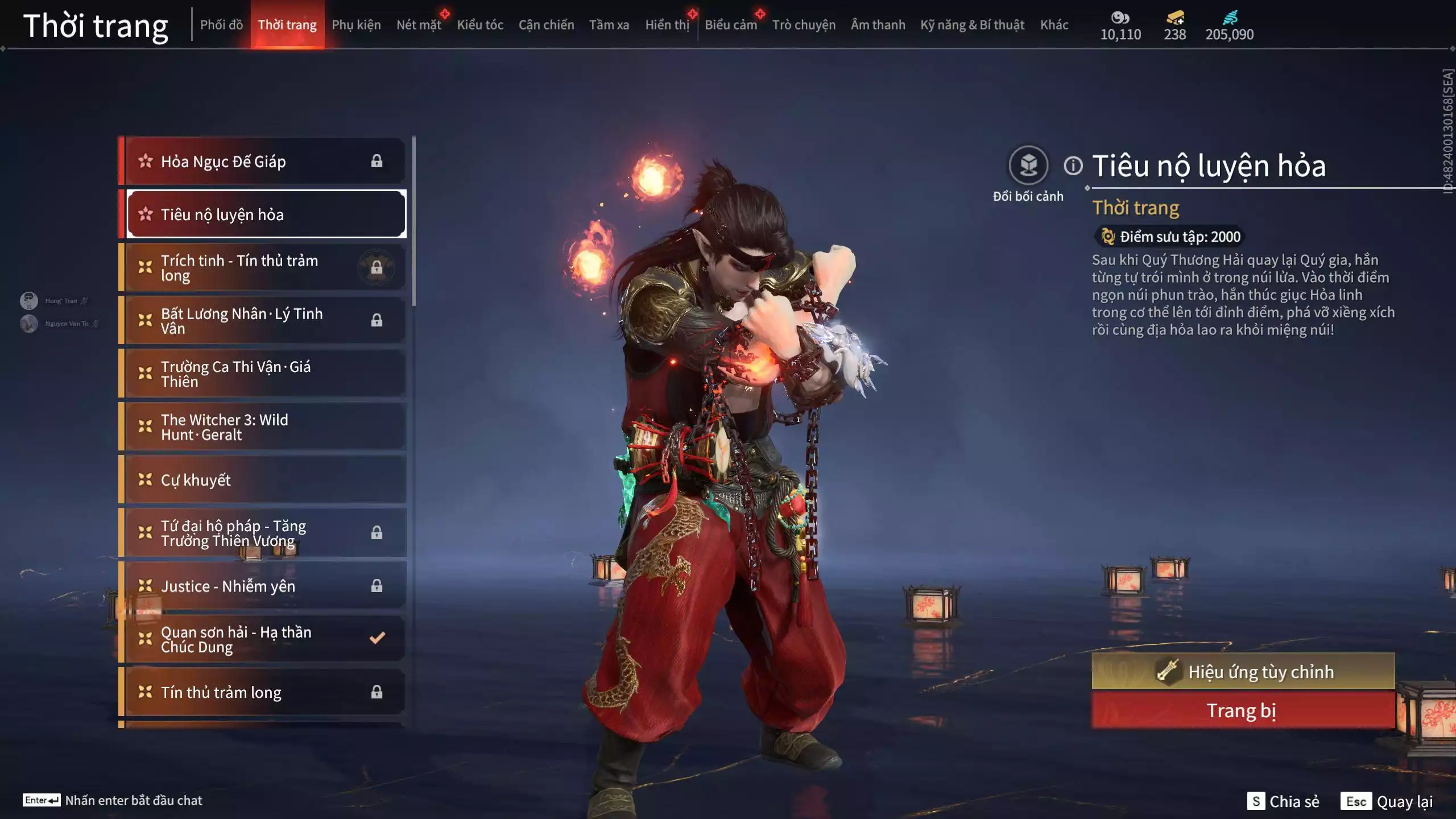 Ảnh Acc 648: Steam có *** Black Myth: Wukong ***, 8 Vũ khí đỏ, 4 Trang phục đỏ