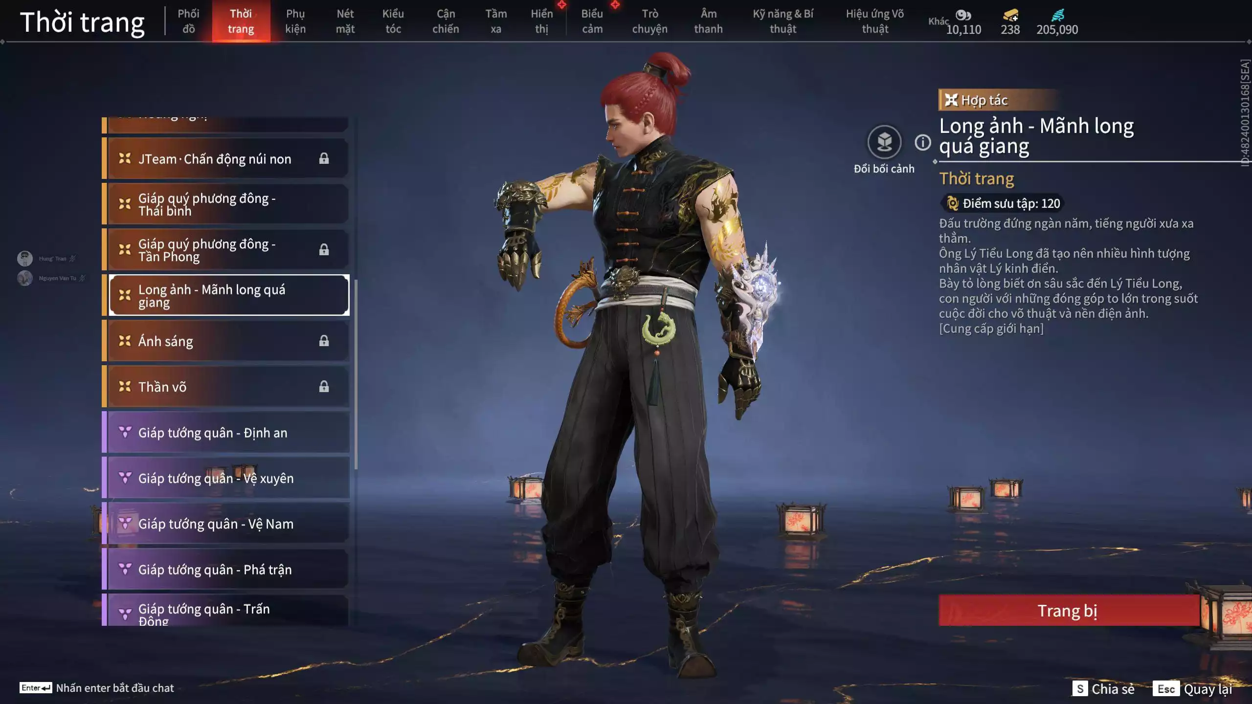 Ảnh Acc 648: Steam có *** Black Myth: Wukong ***, 8 Vũ khí đỏ, 4 Trang phục đỏ