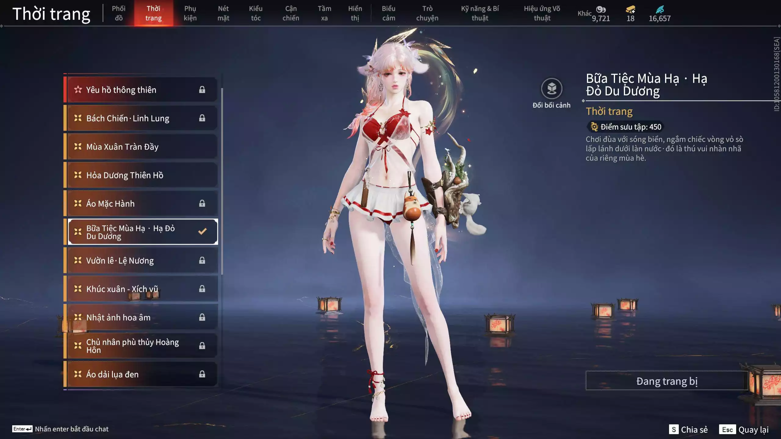 Ảnh Acc 290825: 3 Vũ khí đỏ: Kích Phi Tướng, Long Tước, Tinh Đế, 4 Trang phục đỏ: Giám Binh Hung Thần, Lưu Kim Hiểu Cẩm, Hóa Thân Minh Vương, Hoa Của Cát