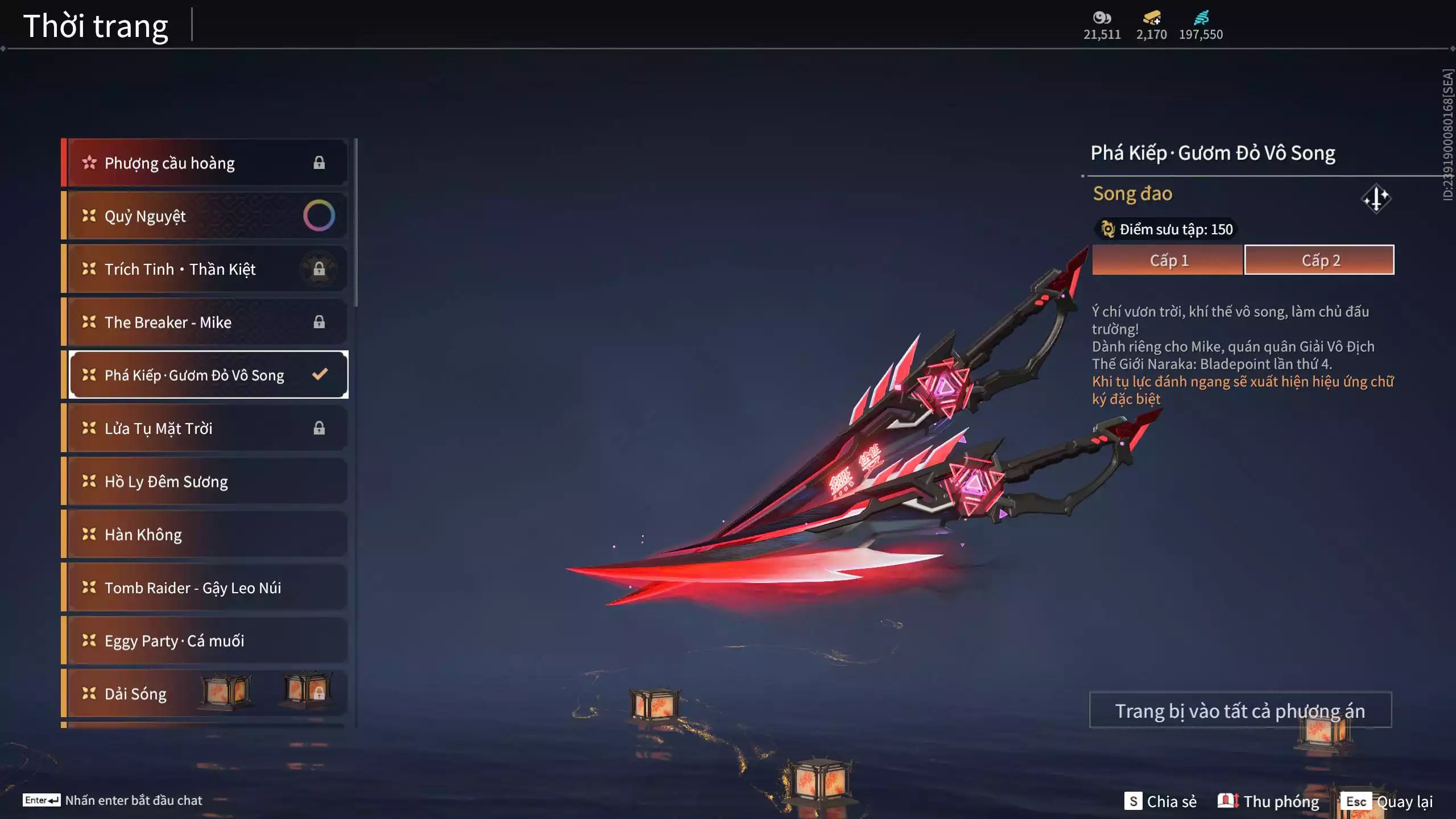 Ảnh Acc 663: ***Bản Ultimate*** ***Sẵn 2k1 vàng***