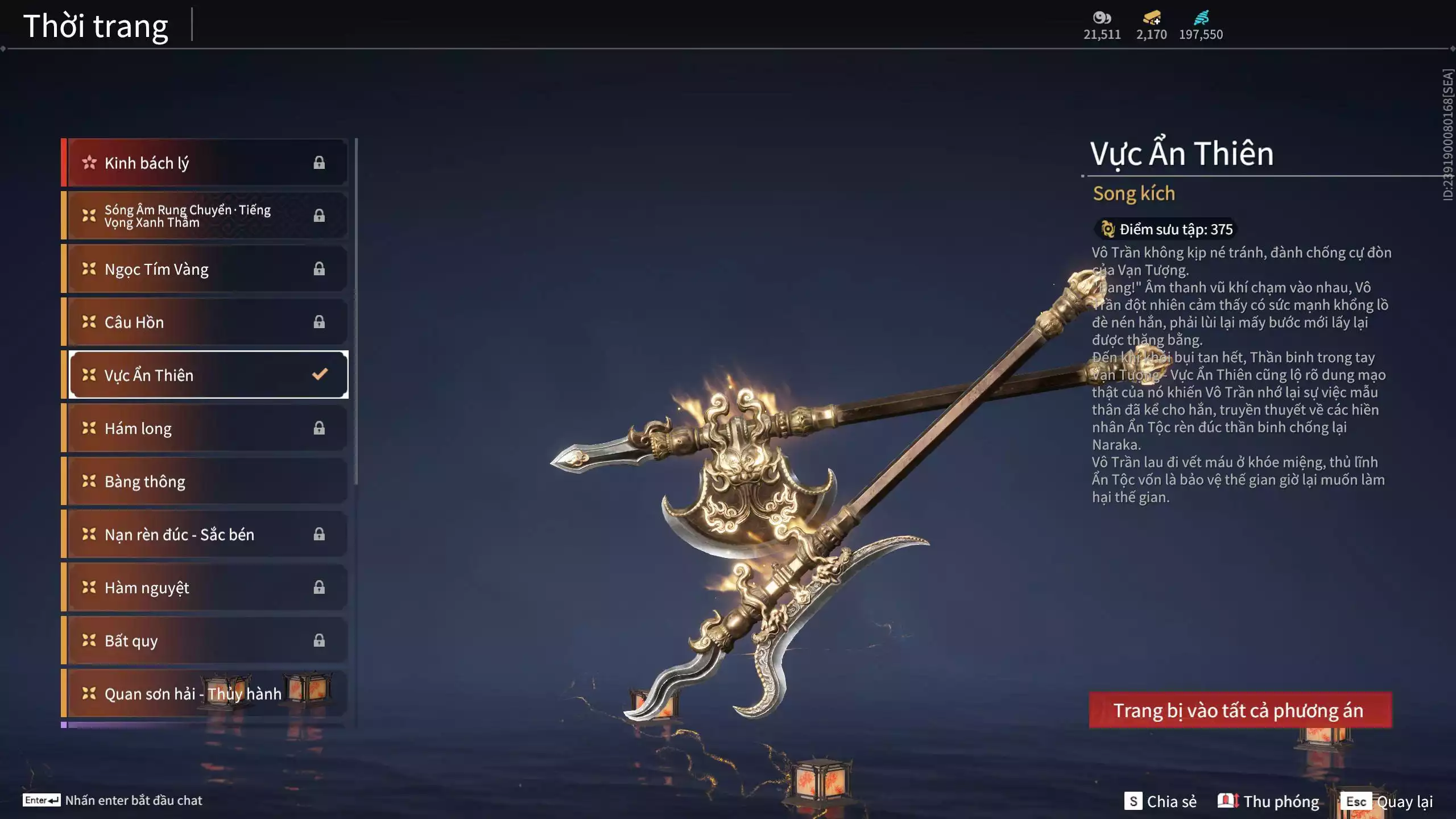 Ảnh Acc 663: ***Bản Ultimate*** ***Sẵn 2k1 vàng***