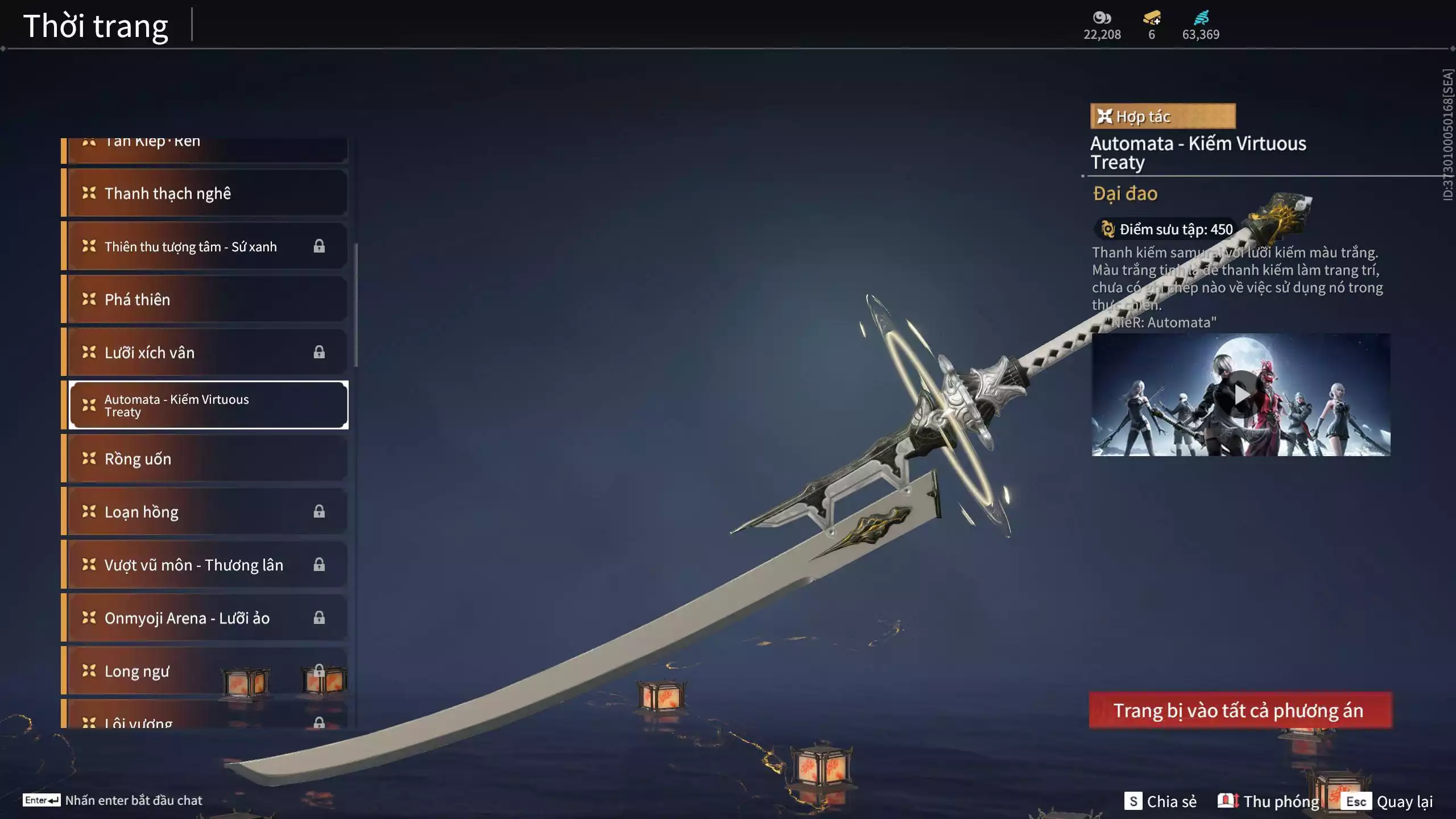 Ảnh Acc 341:***Thương Cờ Luận Võ*** Bản Ultimate