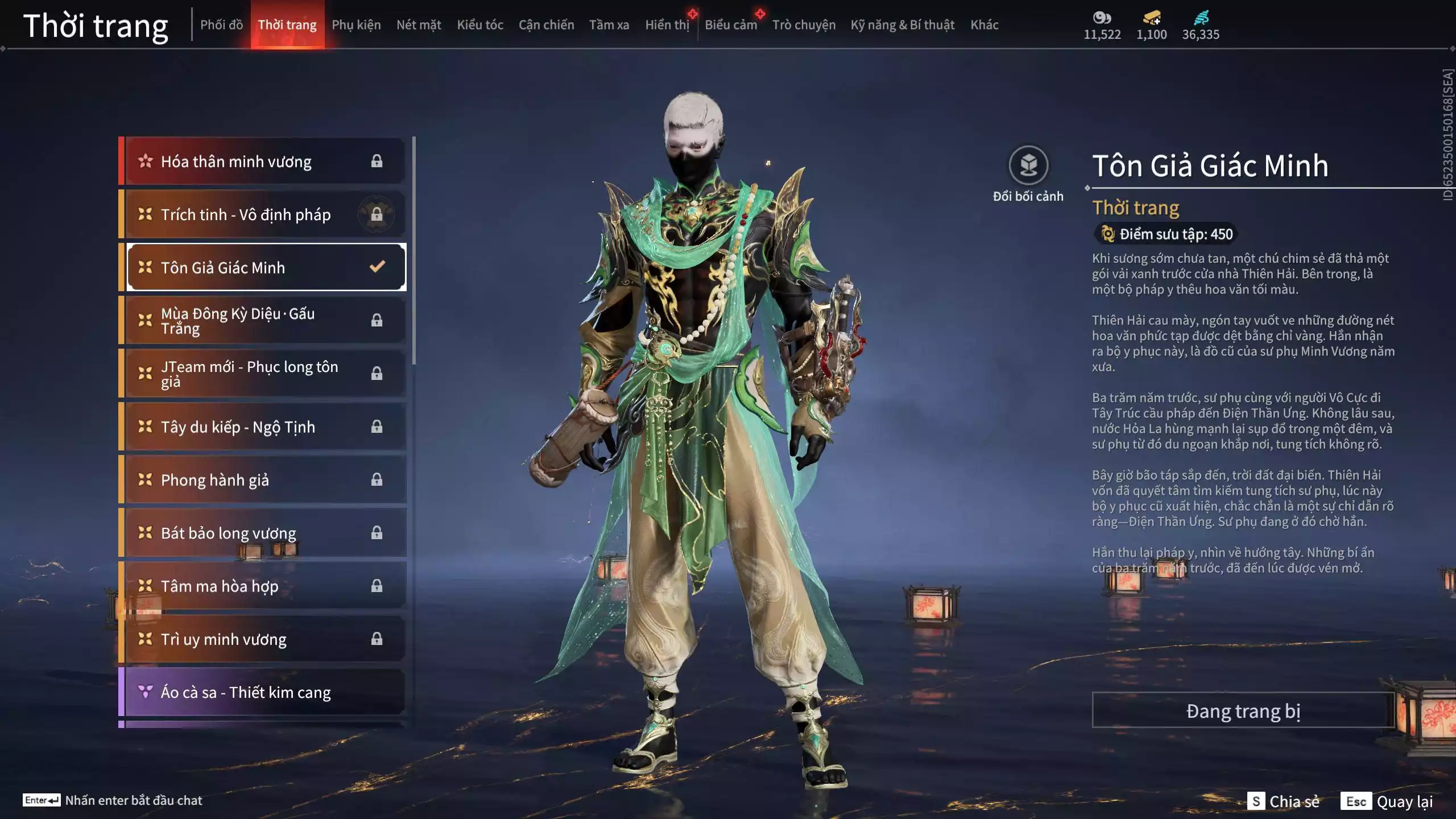 Ảnh Acc 550: ***Sẵn 1100 vàng*** 5 Vũ khí đỏ: Thương Linh Tê, Đại Đao Lang Vương, Long Tước , Song Long Chầu Nguyệt, Pháo- Thiên Phạt, 1 Trang phục đỏ: Lệ Giao Nhân