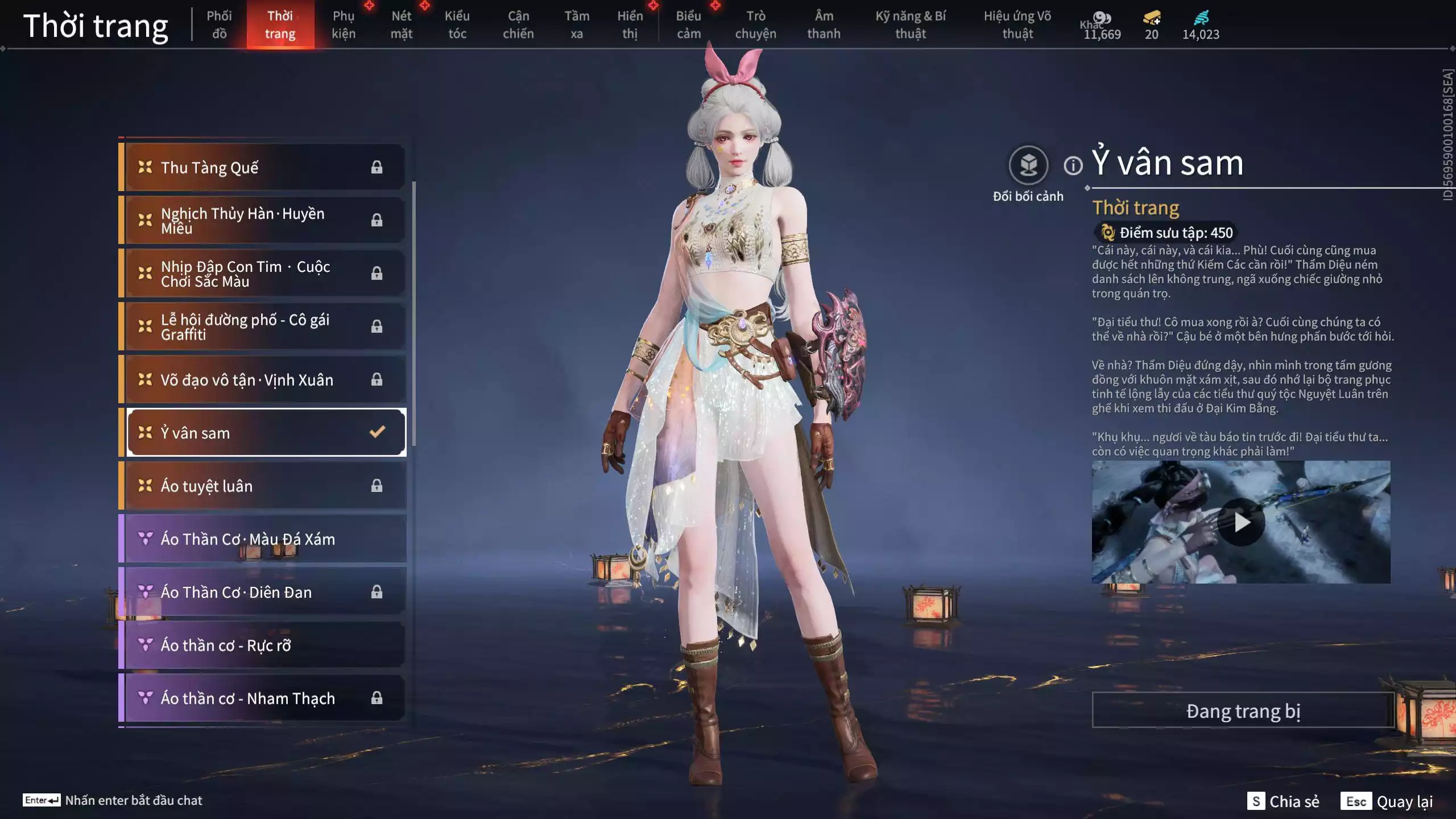 Ảnh Acc 530: 4 Vũ khí đỏ: Kiếm Thiếu Dương, Kích phi tướng, Song Long Chầu Nguyệt, Long Tước, 4 Thời trang đỏ: Giám binh hung thần, Hóa Thân Minh Vương, Người Hóa Đạo, Điệp Mộng