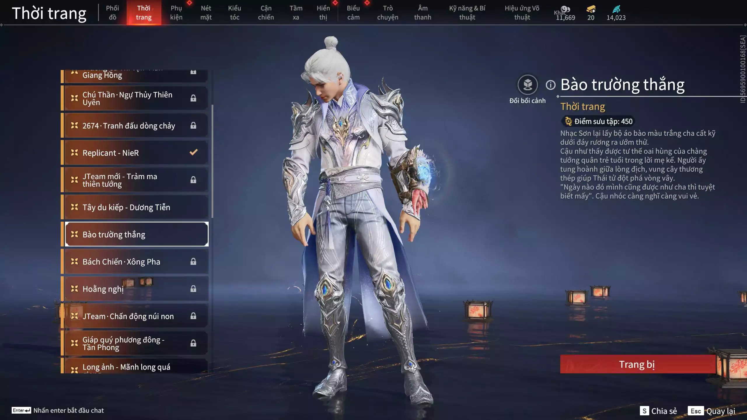 Ảnh Acc 530: 4 Vũ khí đỏ: Kiếm Thiếu Dương, Kích phi tướng, Song Long Chầu Nguyệt, Long Tước, 4 Thời trang đỏ: Giám binh hung thần, Hóa Thân Minh Vương, Người Hóa Đạo, Điệp Mộng