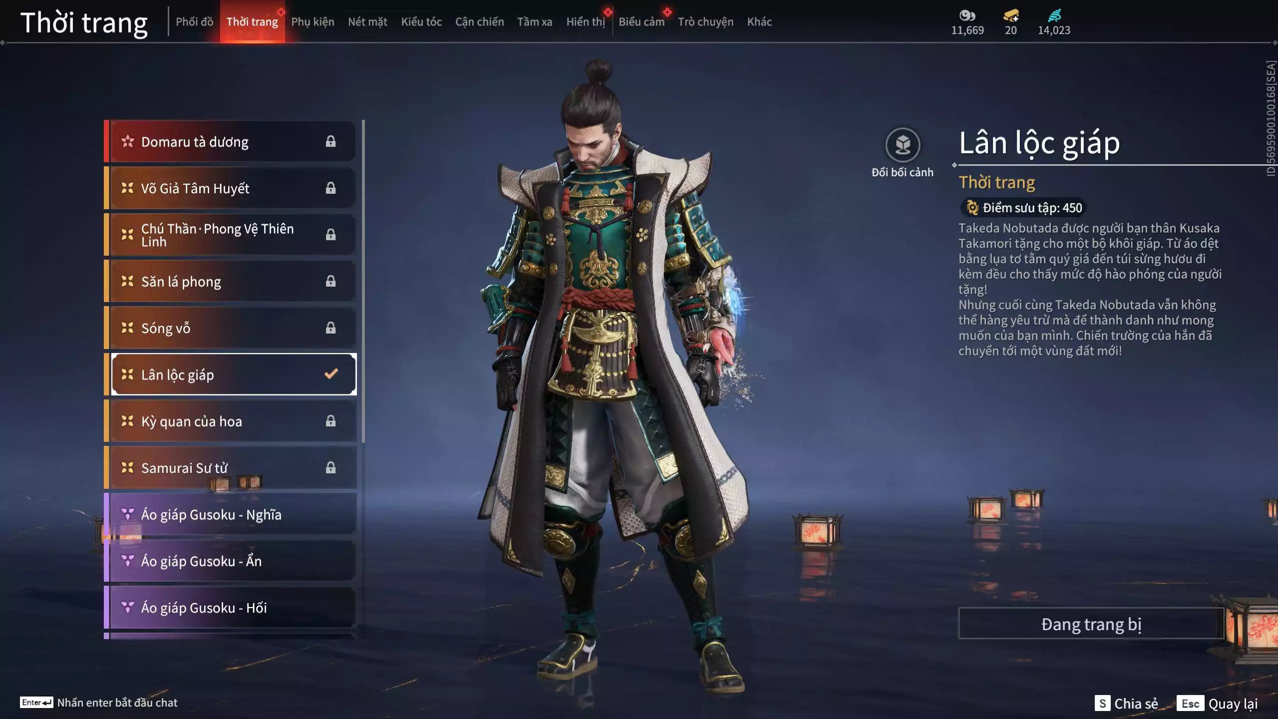 Ảnh Acc 530: 4 Vũ khí đỏ: Kiếm Thiếu Dương, Kích phi tướng, Song Long Chầu Nguyệt, Long Tước, 4 Thời trang đỏ: Giám binh hung thần, Hóa Thân Minh Vương, Người Hóa Đạo, Điệp Mộng