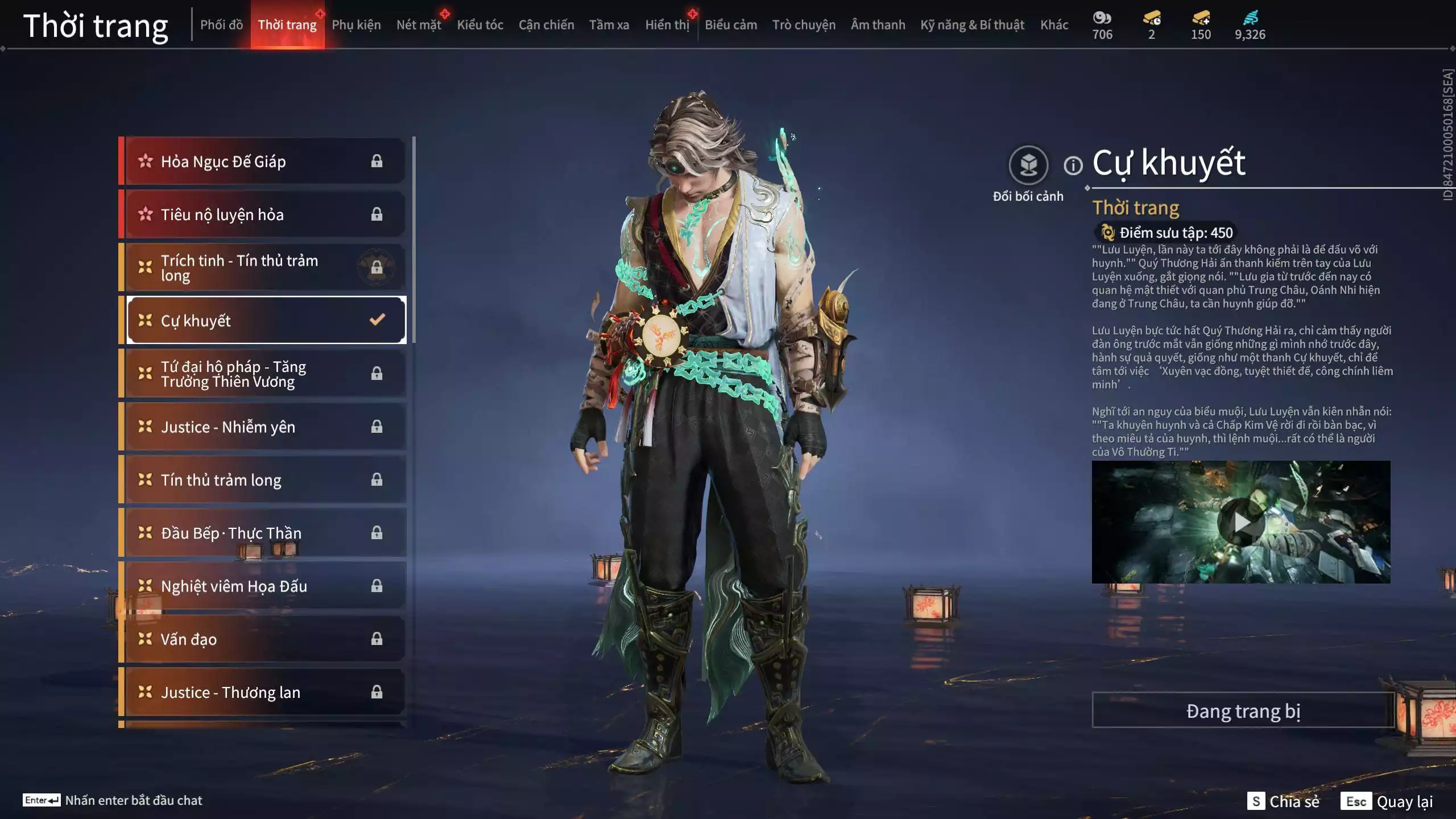 Ảnh Acc 545: 3 Vũ khí đỏ: Kinh Bách Lý, Song Long Chầu Nguyệt, Long Tước, 2 Trang phục đỏ: Tân Hôn Nhuộm Đỏ, Điệp Mộng