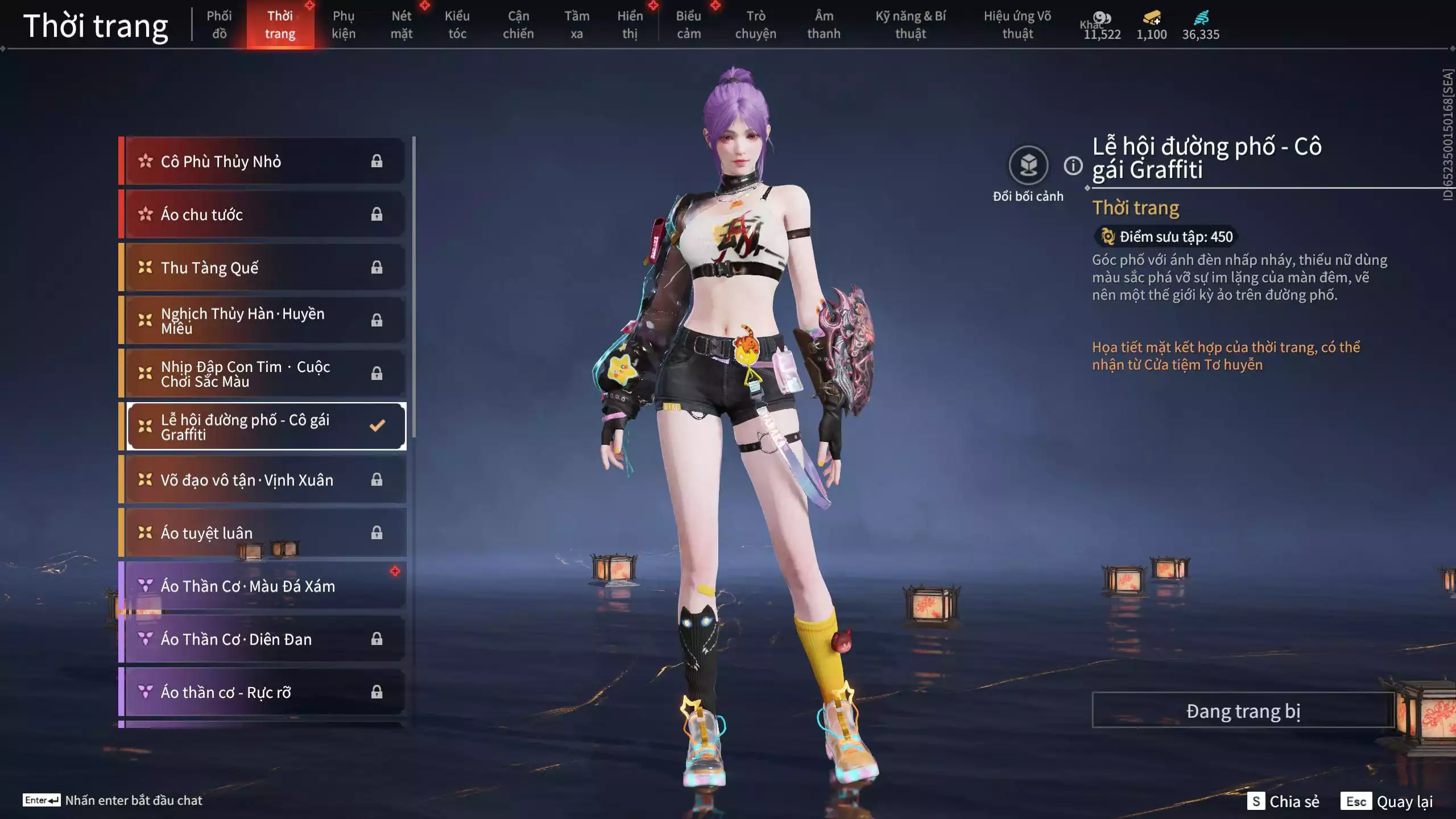 Ảnh Acc 550: ***Sẵn 1100 vàng*** 5 Vũ khí đỏ: Thương Linh Tê, Đại Đao Lang Vương, Long Tước , Song Long Chầu Nguyệt, Pháo- Thiên Phạt, 1 Trang phục đỏ: Lệ Giao Nhân