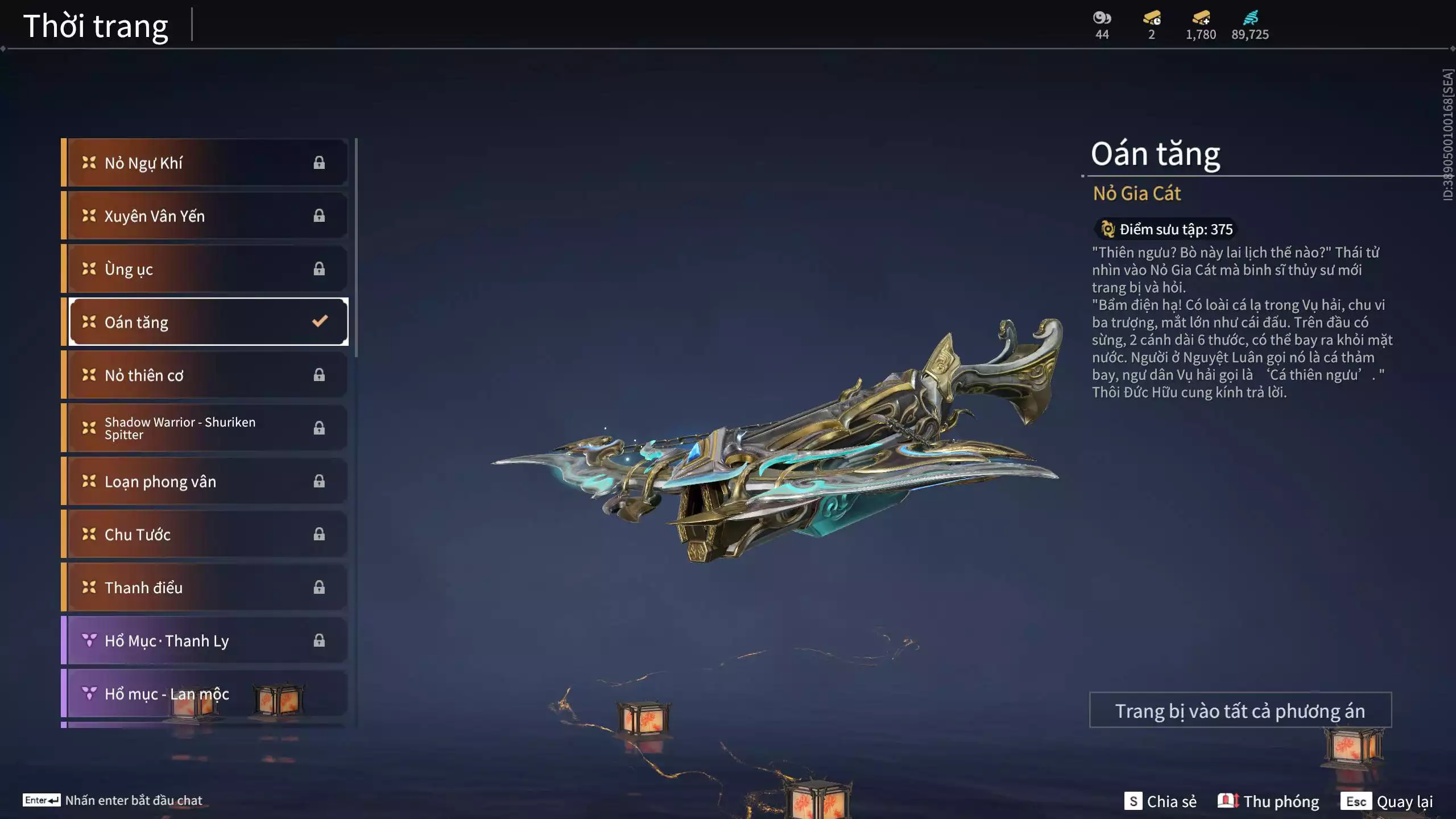 Ảnh Acc 567: ***Sẵn 1780 vàng***5 Đồ đỏ: Lăng Tiêu Vũ, Thiên Nữ Anh Vân, Hóa Thân Minh Vương, Giám Binh Hung Thần, Long Tước