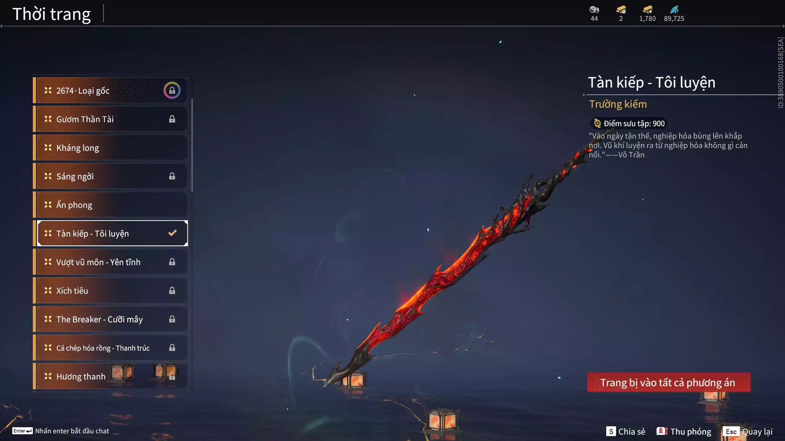 Ảnh Acc 567: ***Sẵn 1780 vàng***5 Đồ đỏ: Lăng Tiêu Vũ, Thiên Nữ Anh Vân, Hóa Thân Minh Vương, Giám Binh Hung Thần, Long Tước