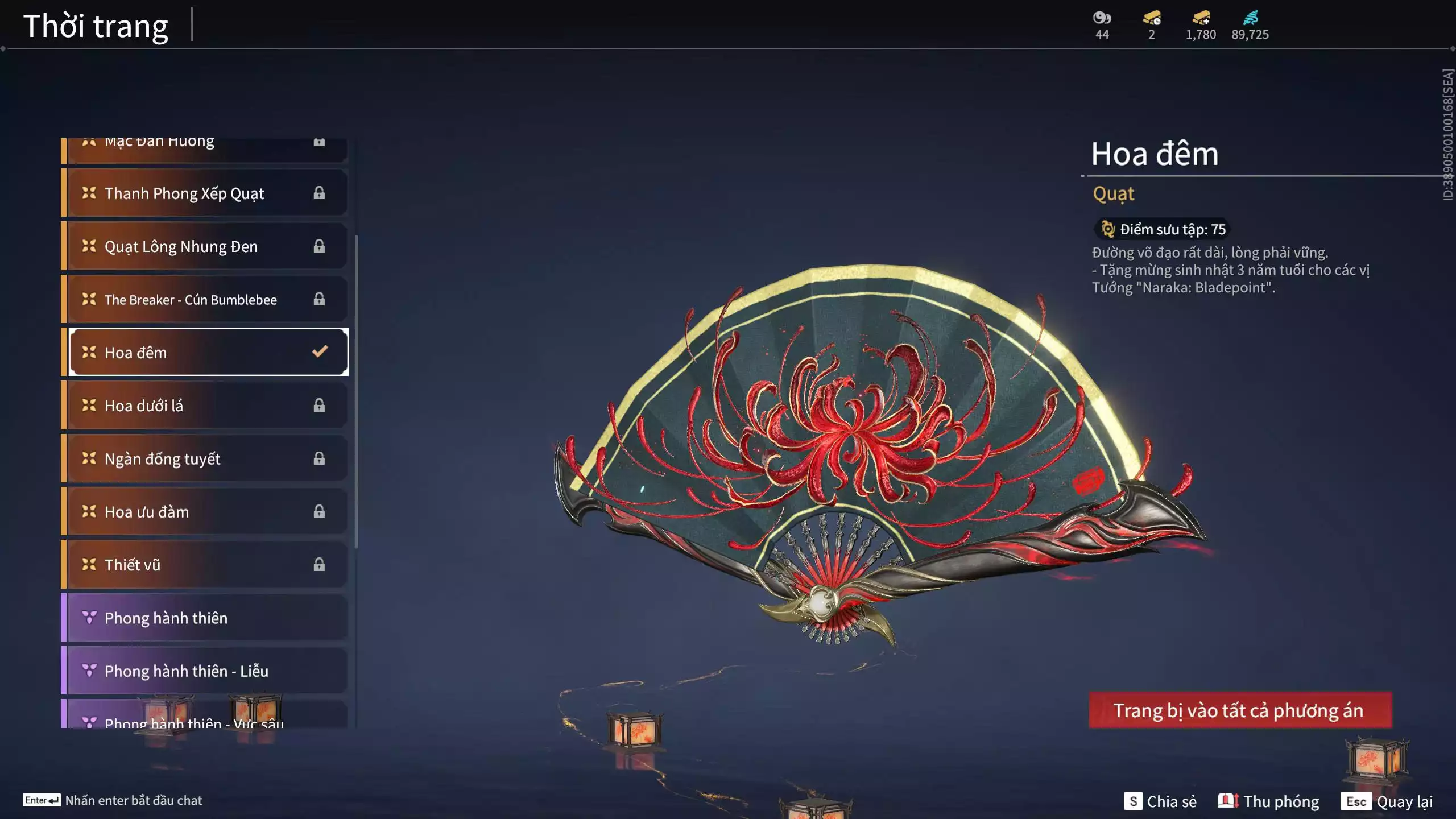 Ảnh Acc 567: ***Sẵn 1780 vàng***5 Đồ đỏ: Lăng Tiêu Vũ, Thiên Nữ Anh Vân, Hóa Thân Minh Vương, Giám Binh Hung Thần, Long Tước