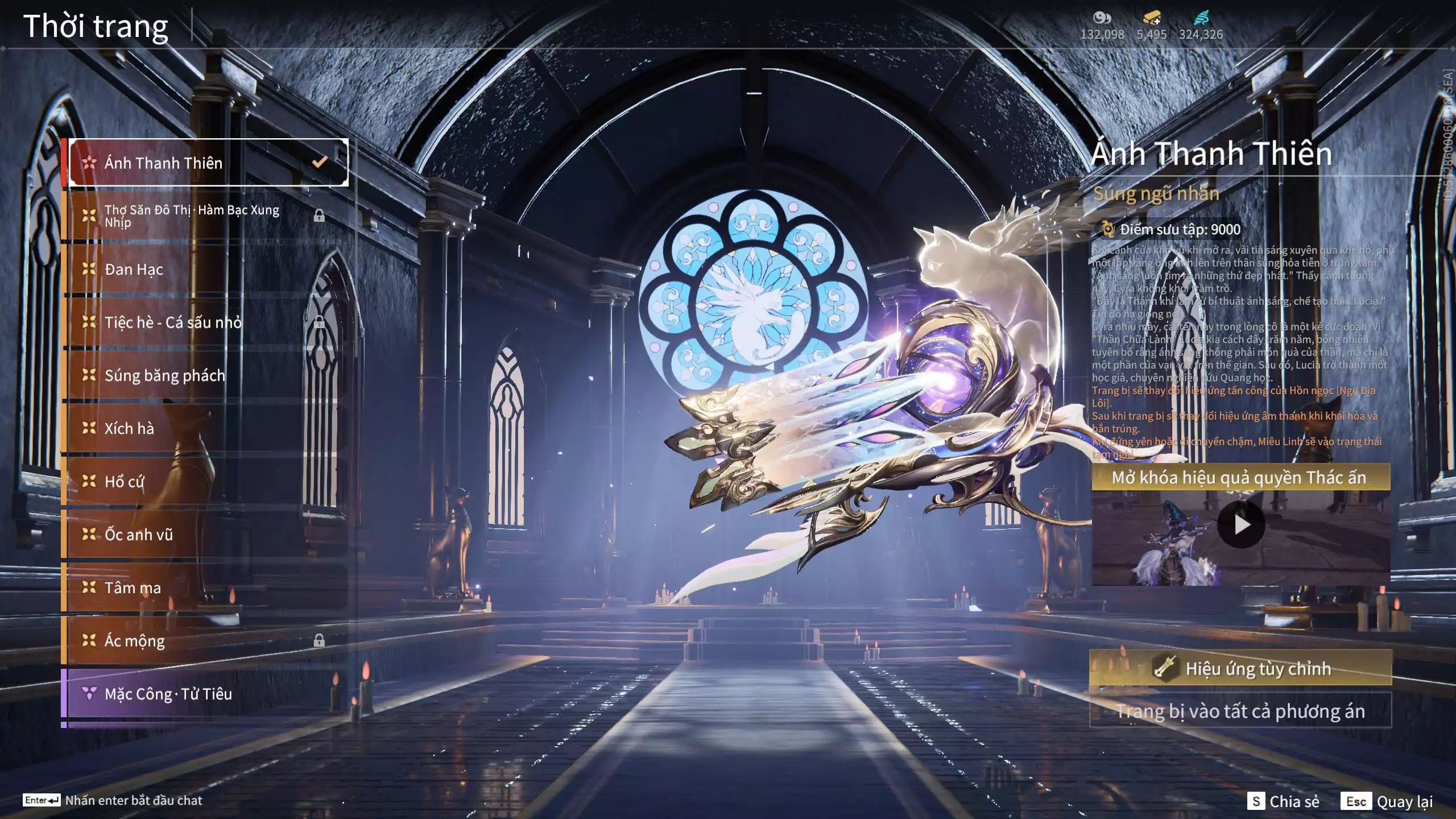 Ảnh Acc 645:***Sẵn 5K5 Vàng***8 Vũ khí đỏ, 7 Trang phục đỏ