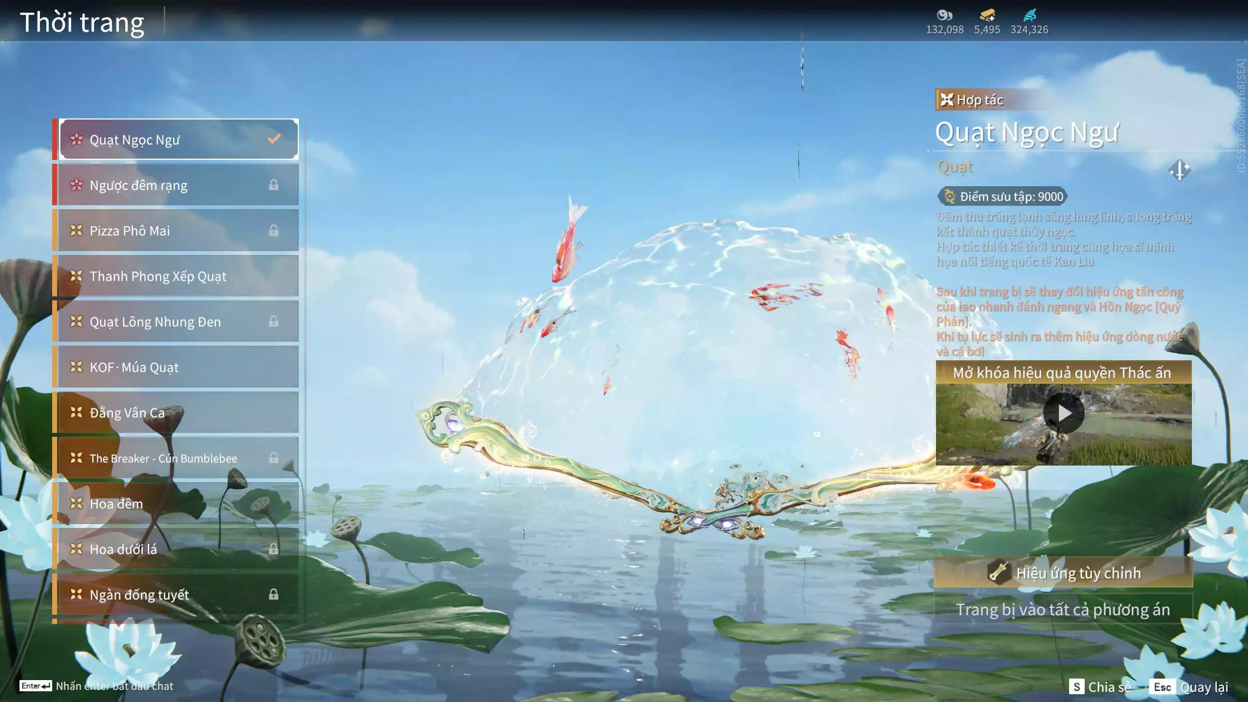 Ảnh Acc 645:***Sẵn 5K5 Vàng***8 Vũ khí đỏ, 7 Trang phục đỏ