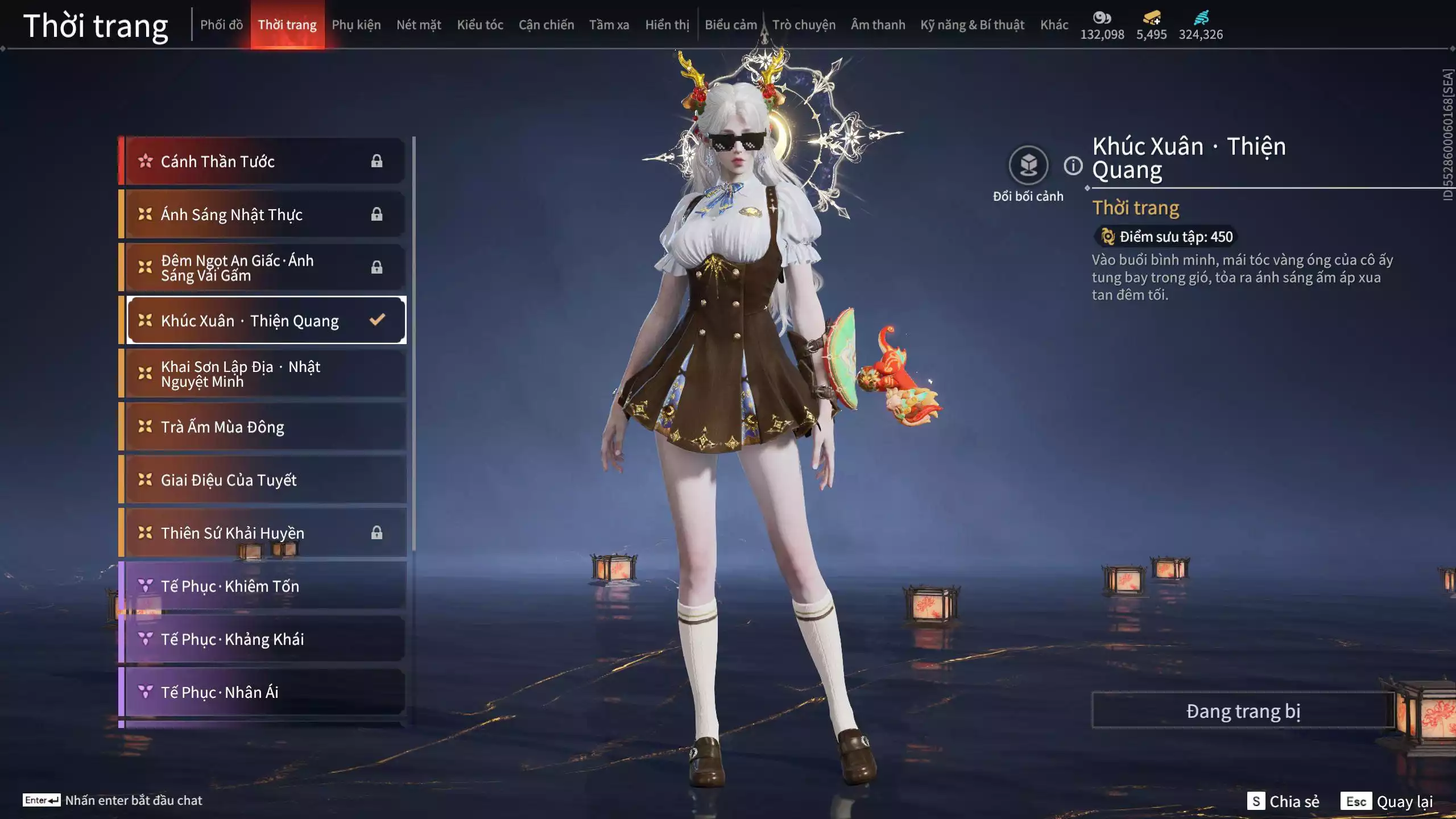 Ảnh Acc 645:***Sẵn 5K5 Vàng***8 Vũ khí đỏ, 7 Trang phục đỏ