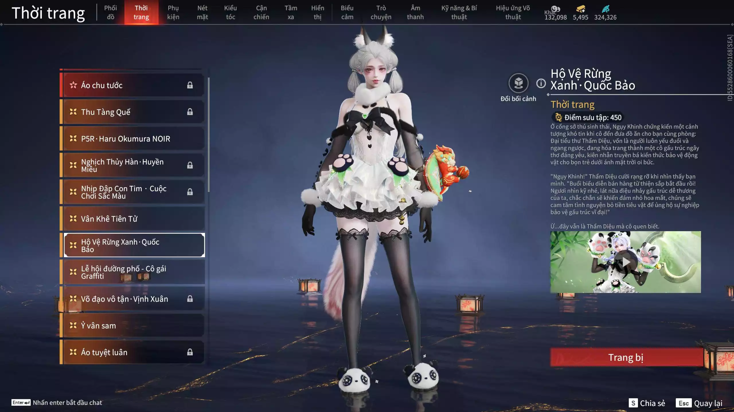 Ảnh Acc 645:***Sẵn 5K5 Vàng***8 Vũ khí đỏ, 7 Trang phục đỏ