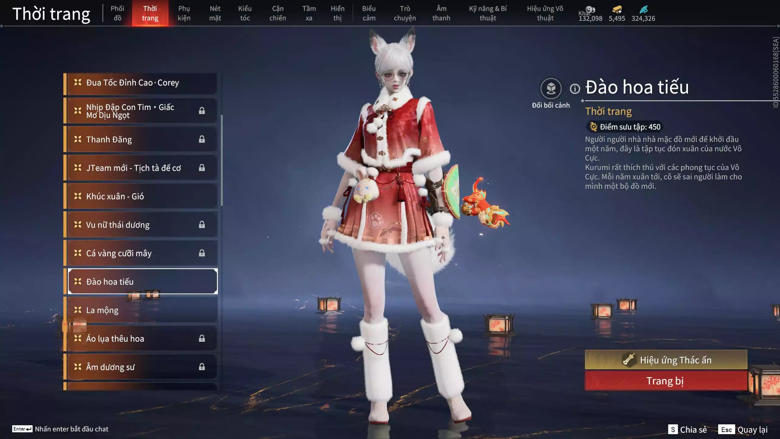 Ảnh Acc 645:***Sẵn 5K5 Vàng***8 Vũ khí đỏ, 7 Trang phục đỏ