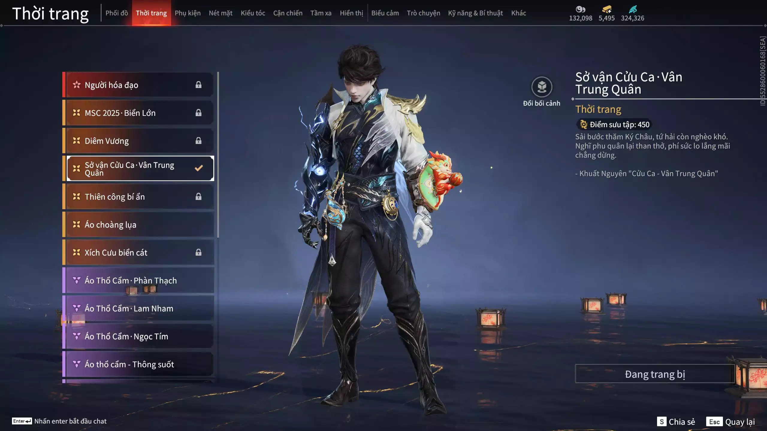 Ảnh Acc 645:***Sẵn 5K5 Vàng***8 Vũ khí đỏ, 7 Trang phục đỏ