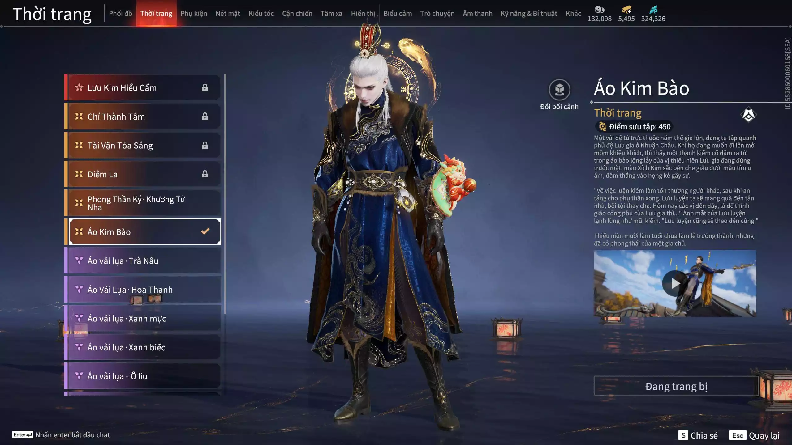 Ảnh Acc 645:***Sẵn 5K5 Vàng***8 Vũ khí đỏ, 7 Trang phục đỏ