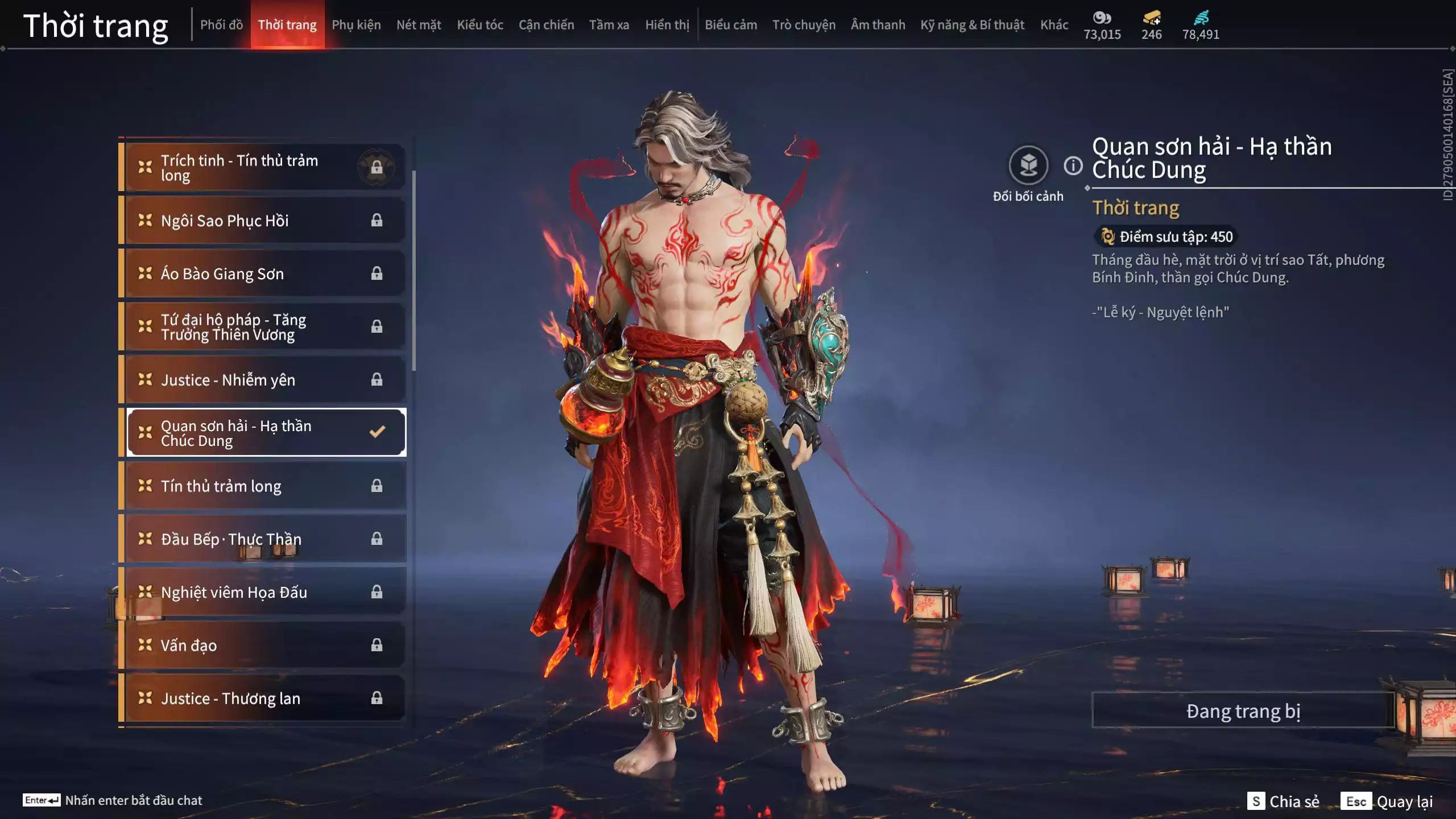 Ảnh Acc 529: 5 Vũ khí đỏ: Kinh Bách Lý, Kiếm Thiếu Dương, Đại Đao Lang Vương, Long Tước, Ánh Thanh Thiên