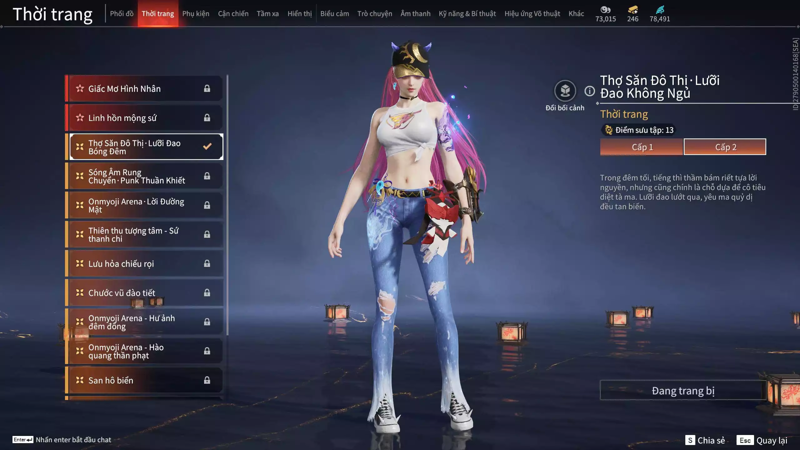 Ảnh Acc 529: 5 Vũ khí đỏ: Kinh Bách Lý, Kiếm Thiếu Dương, Đại Đao Lang Vương, Long Tước, Ánh Thanh Thiên