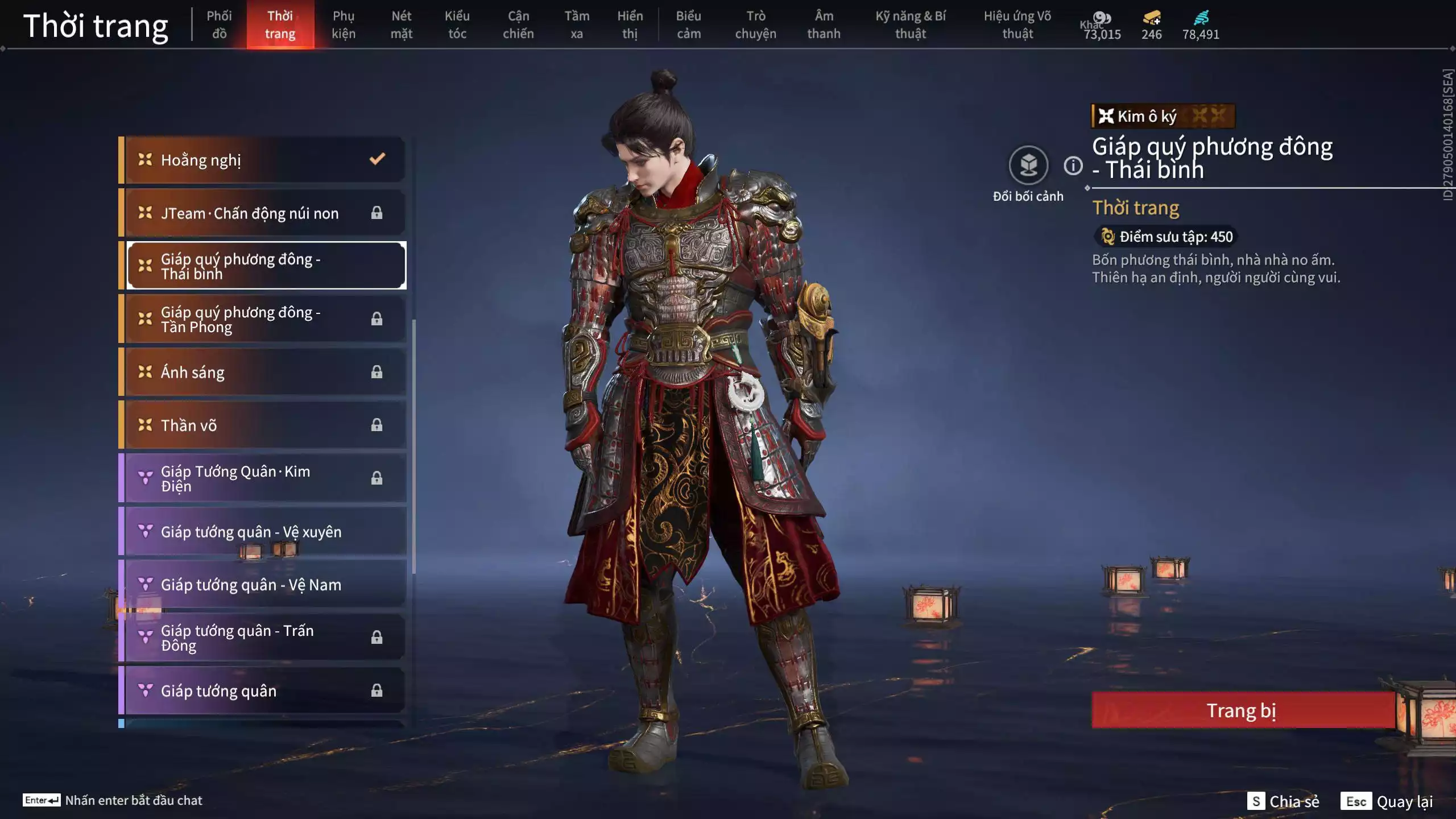 Ảnh Acc 529: 5 Vũ khí đỏ: Kinh Bách Lý, Kiếm Thiếu Dương, Đại Đao Lang Vương, Long Tước, Ánh Thanh Thiên