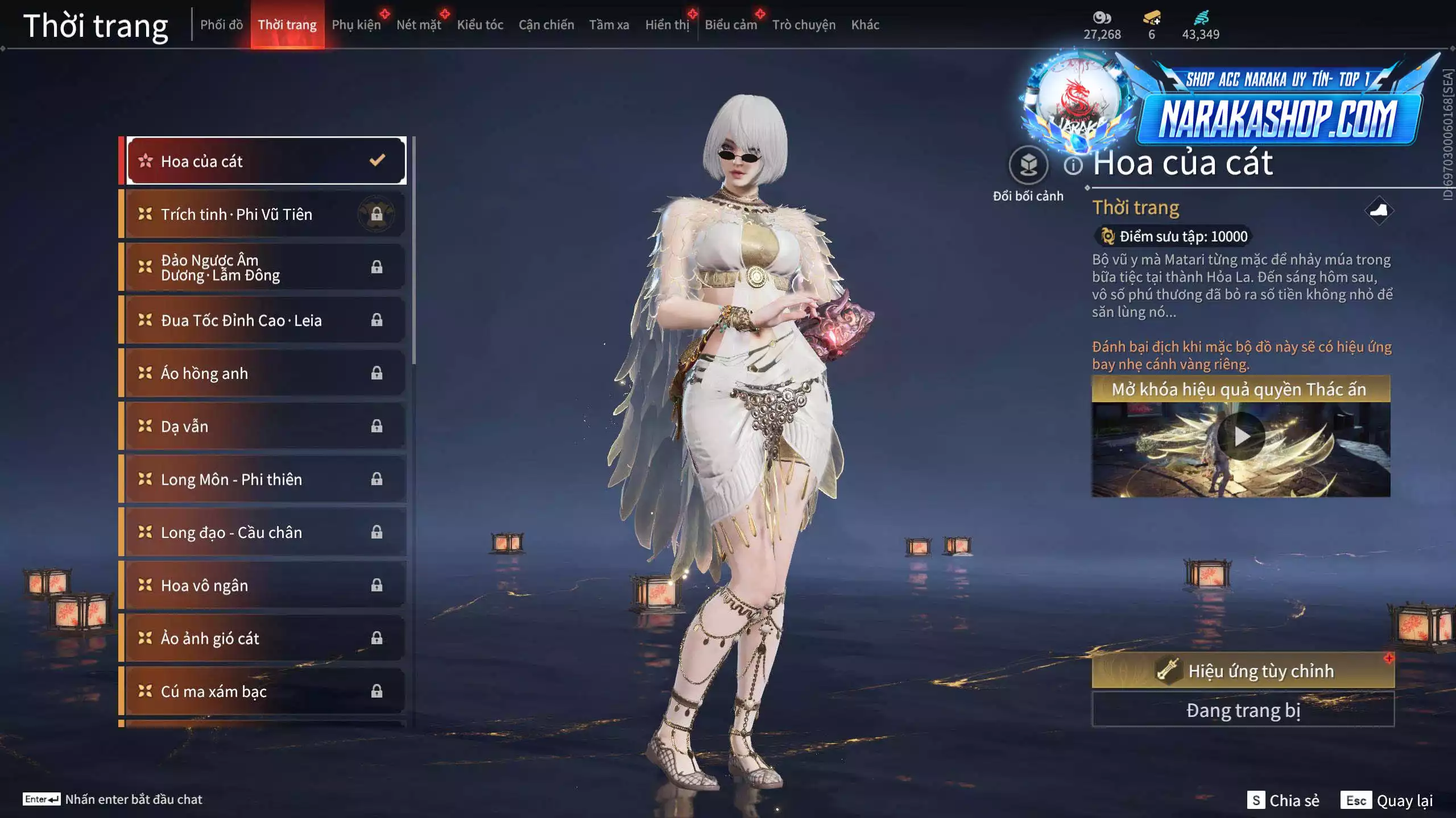 Ảnh Acc 579: 5 Vũ khí đỏ: Tinh Đế, Kích Phi Tướng, Song Long Chầu Nguyệt, Kinh Bách Lý, Long Tước, 3 Trang phục đỏ: Hoa Của Cát, Thủ Mặc Kỳ, Lưu Kim Hiểu Cẩm