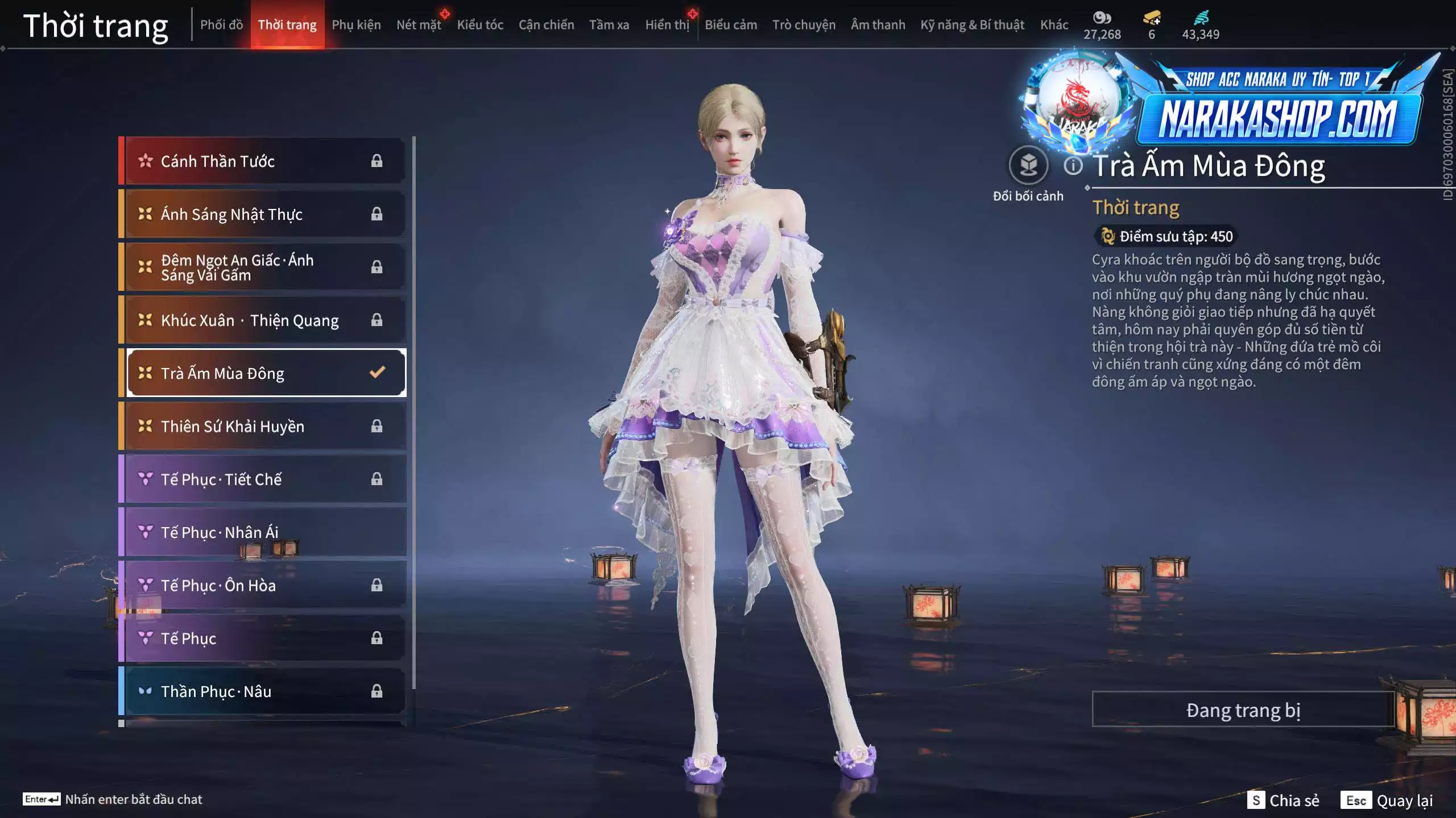 Ảnh Acc 579: 5 Vũ khí đỏ: Tinh Đế, Kích Phi Tướng, Song Long Chầu Nguyệt, Kinh Bách Lý, Long Tước, 3 Trang phục đỏ: Hoa Của Cát, Thủ Mặc Kỳ, Lưu Kim Hiểu Cẩm