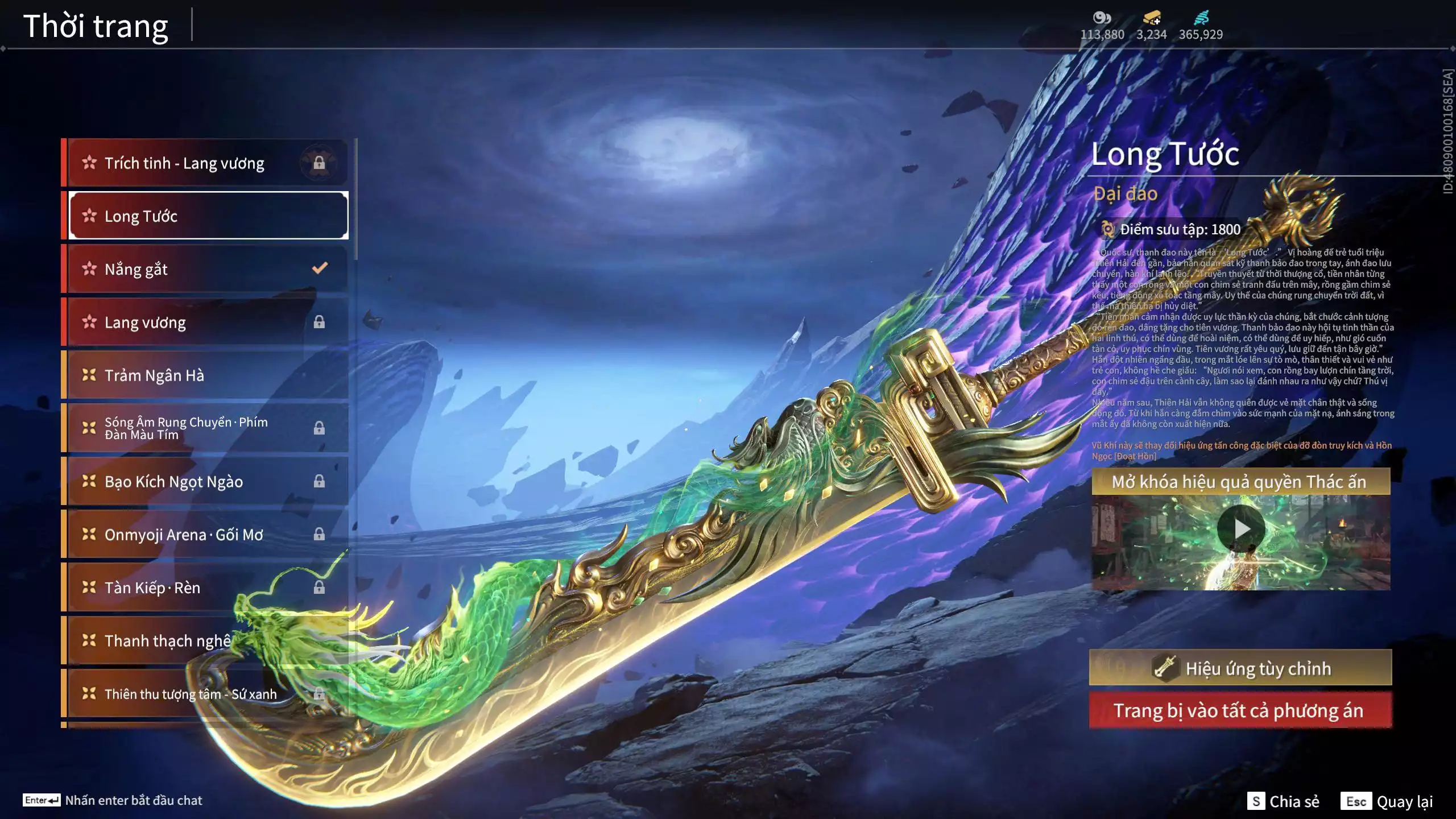 Ảnh Acc 609: ***Acc Vip-Sẵn 3200 Vàng***