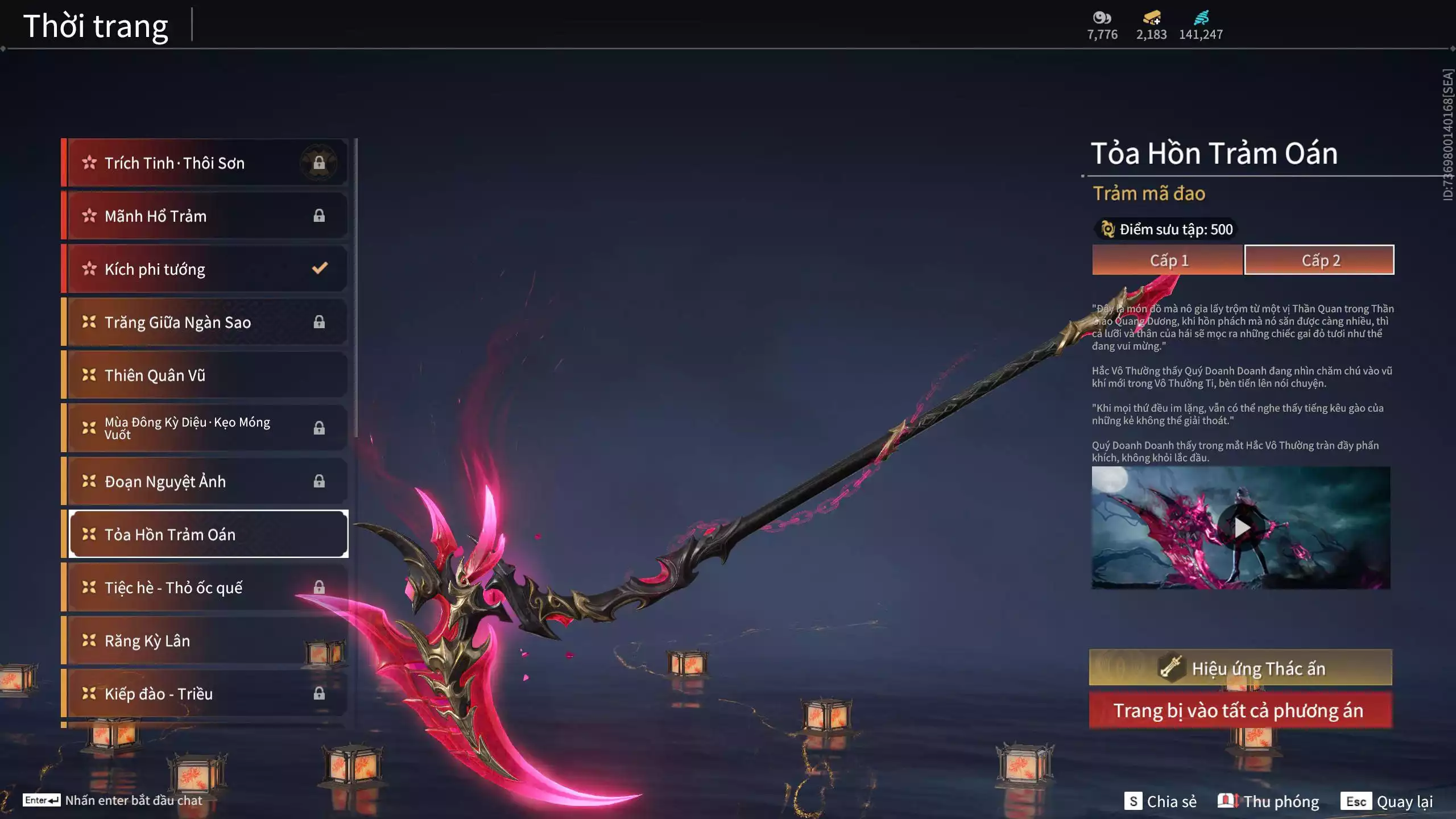 Ảnh Acc 670: *** sẵn 2183 vàng***