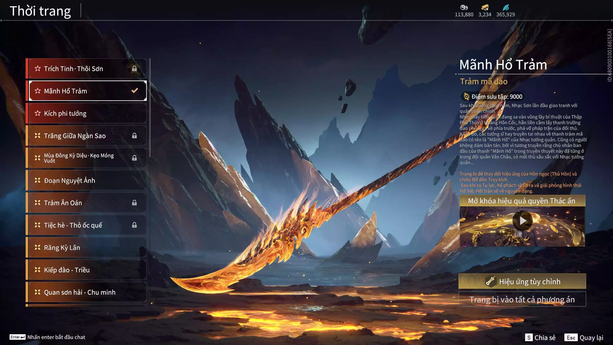 Ảnh Acc 609: ***Acc Vip-Sẵn 3200 Vàng***